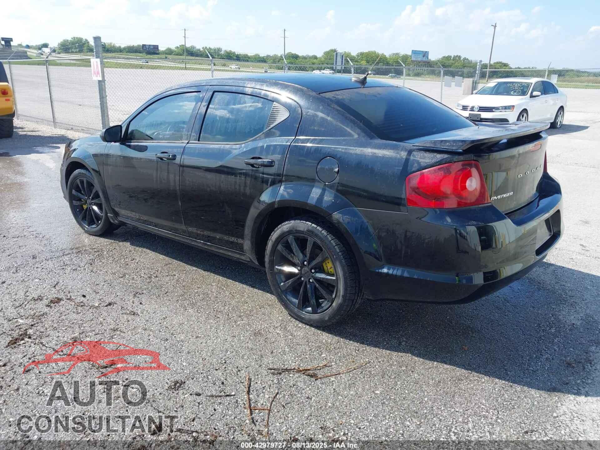 DODGE AVENGER 2013 - 1C3CDZCB3DN652630