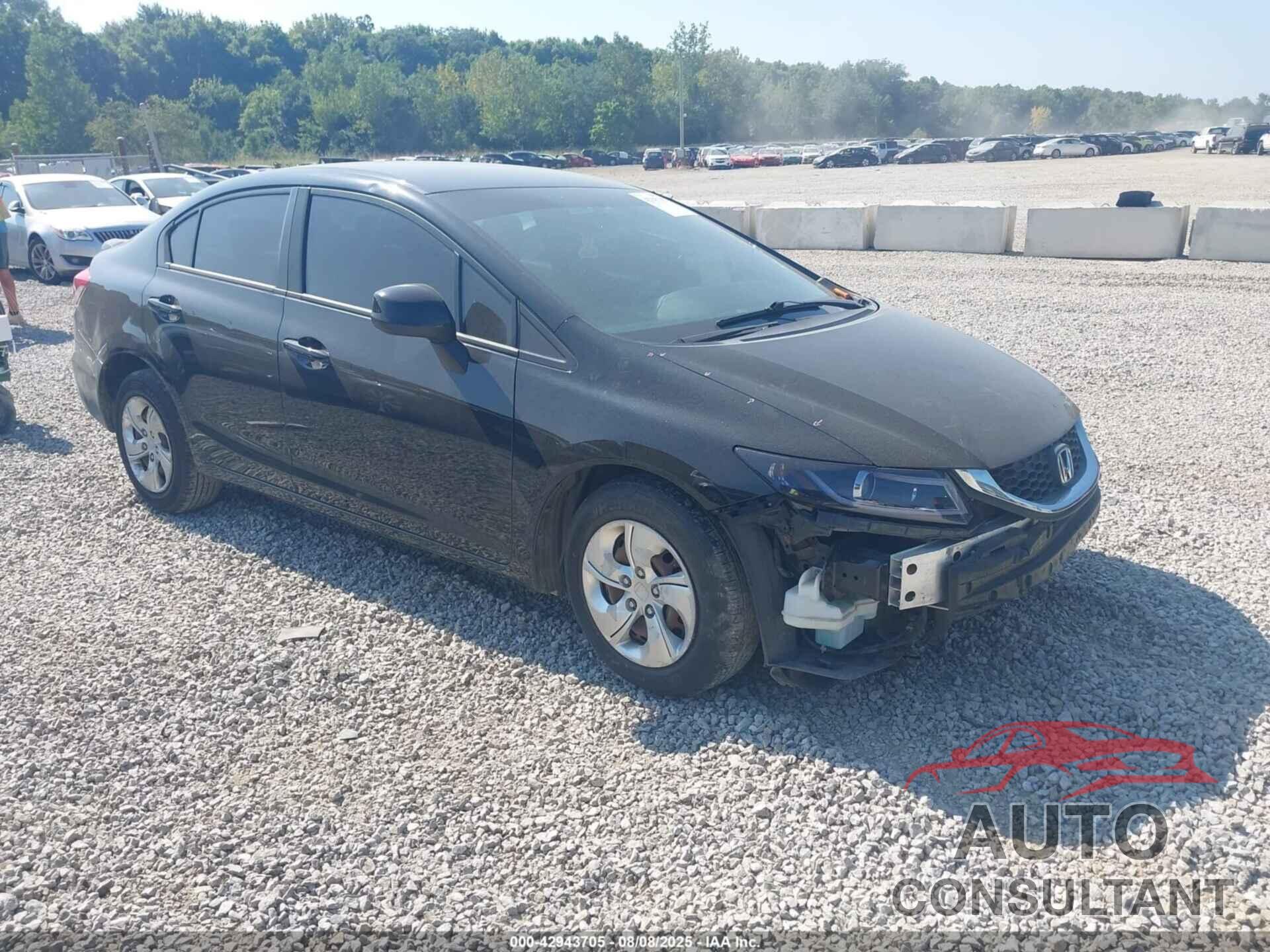 HONDA CIVIC 2013 - 19XFB2F54DE212304