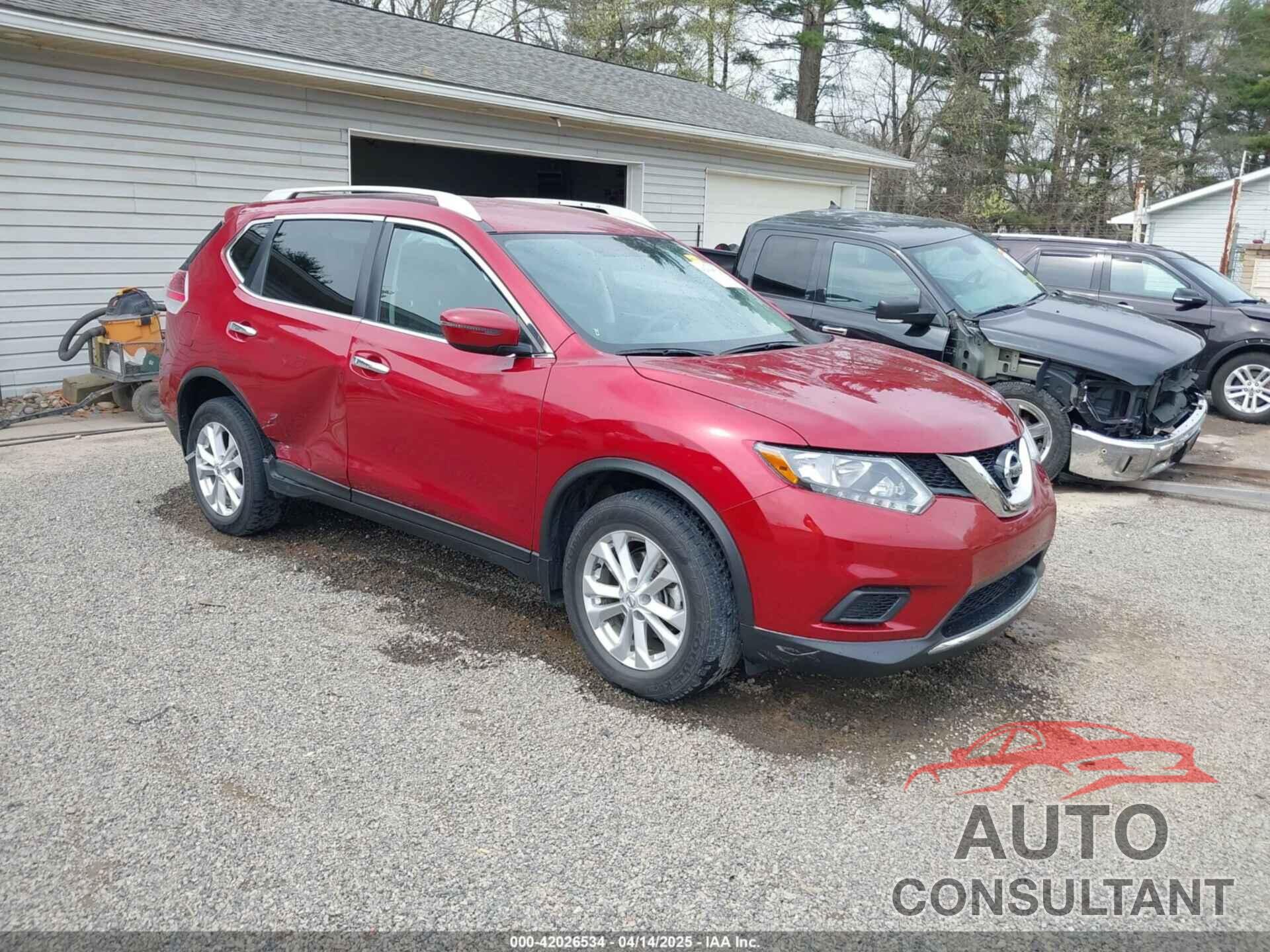 NISSAN ROGUE 2016 - KNMAT2MT1GP721800