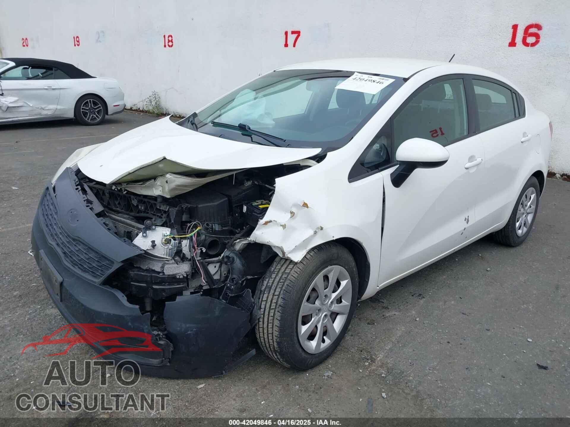 KIA RIO 2013 - KNADM4A36D6226016