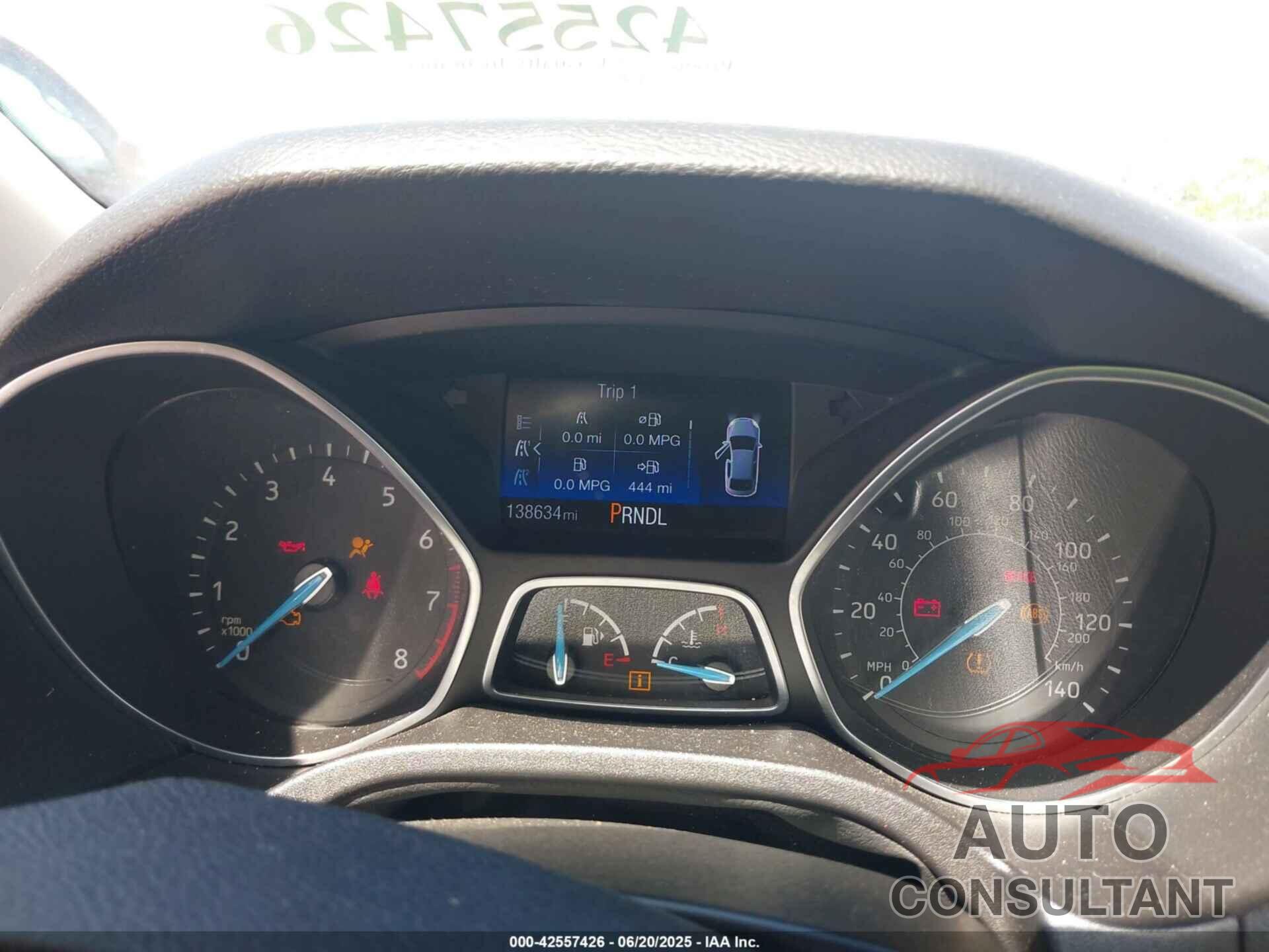 FORD FOCUS 2016 - 1FADP3E25GL353003