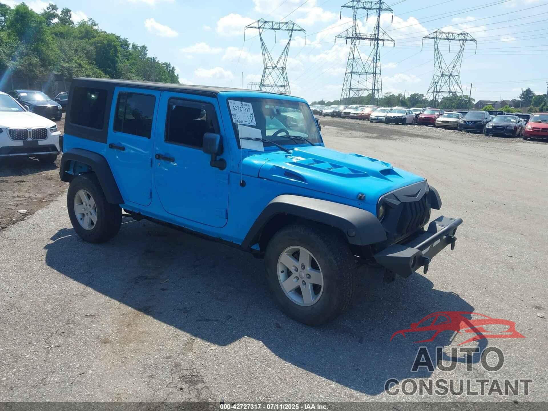 JEEP WRANGLER UNLIMITED 2017 - 1C4BJWDG3HL703117