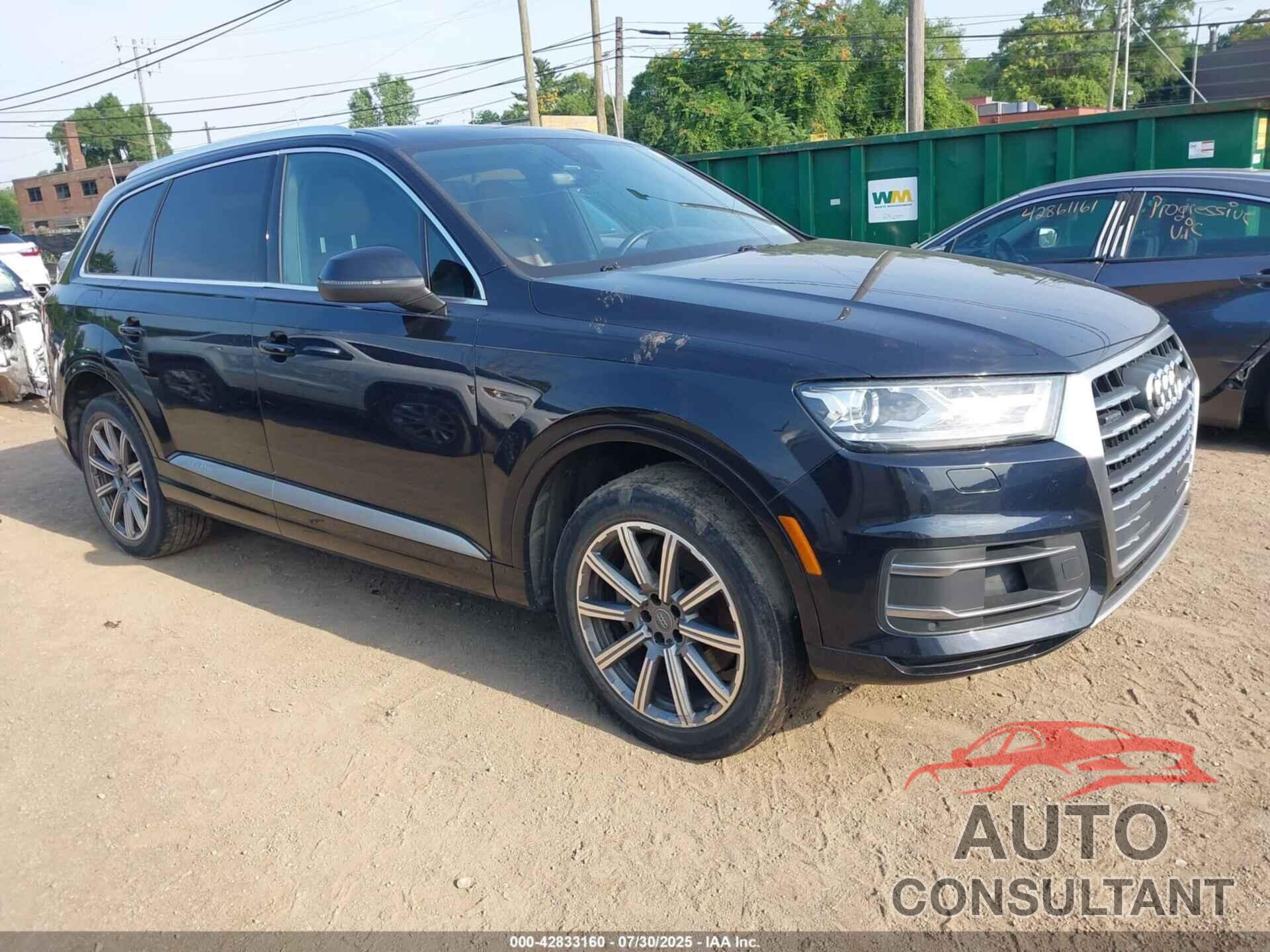 AUDI Q7 2017 - WA1LAAF71HD007056