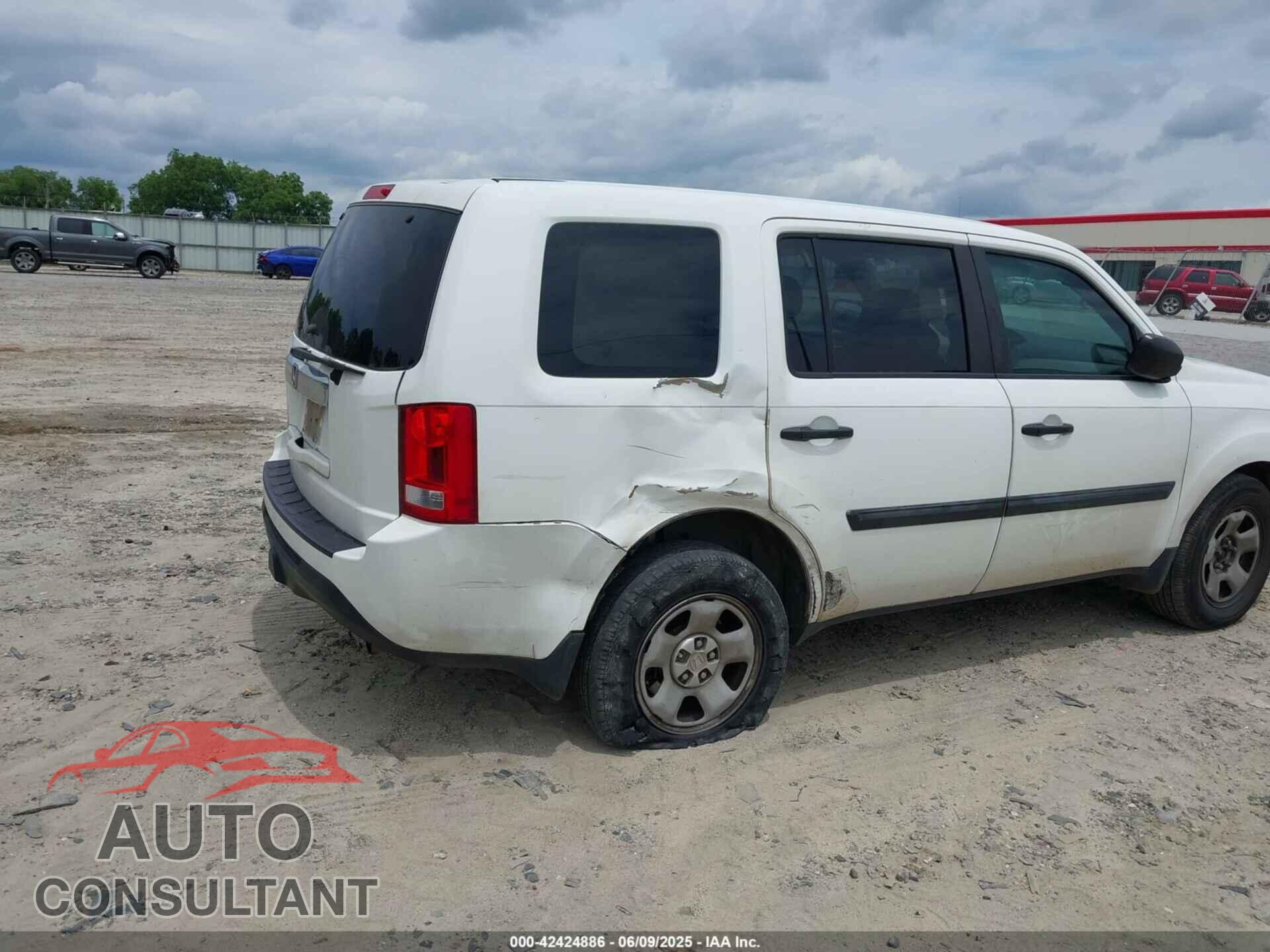 HONDA PILOT 2013 - 5FNYF3H23DB042825