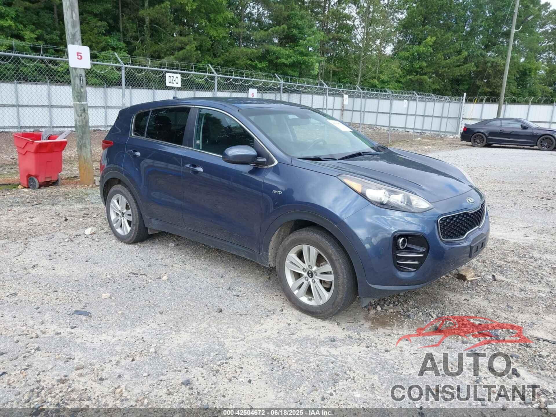 KIA SPORTAGE 2017 - KNDPMCACXH7243055
