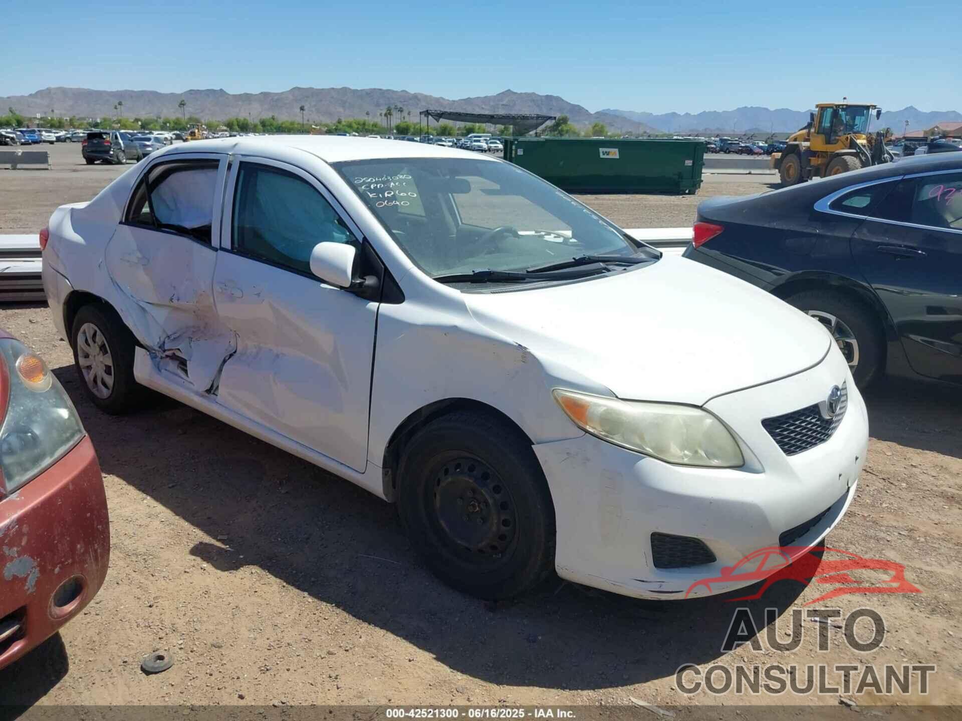 TOYOTA COROLLA 2009 - JTDBL40E099080640