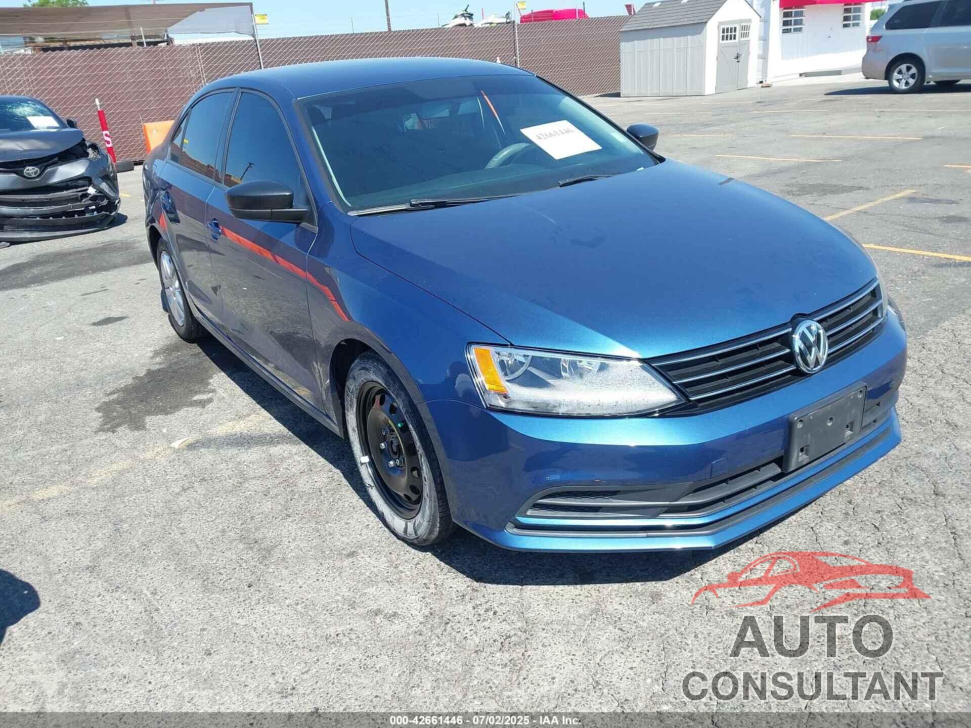 VOLKSWAGEN JETTA 2015 - 3VW2K7AJ7FM249112