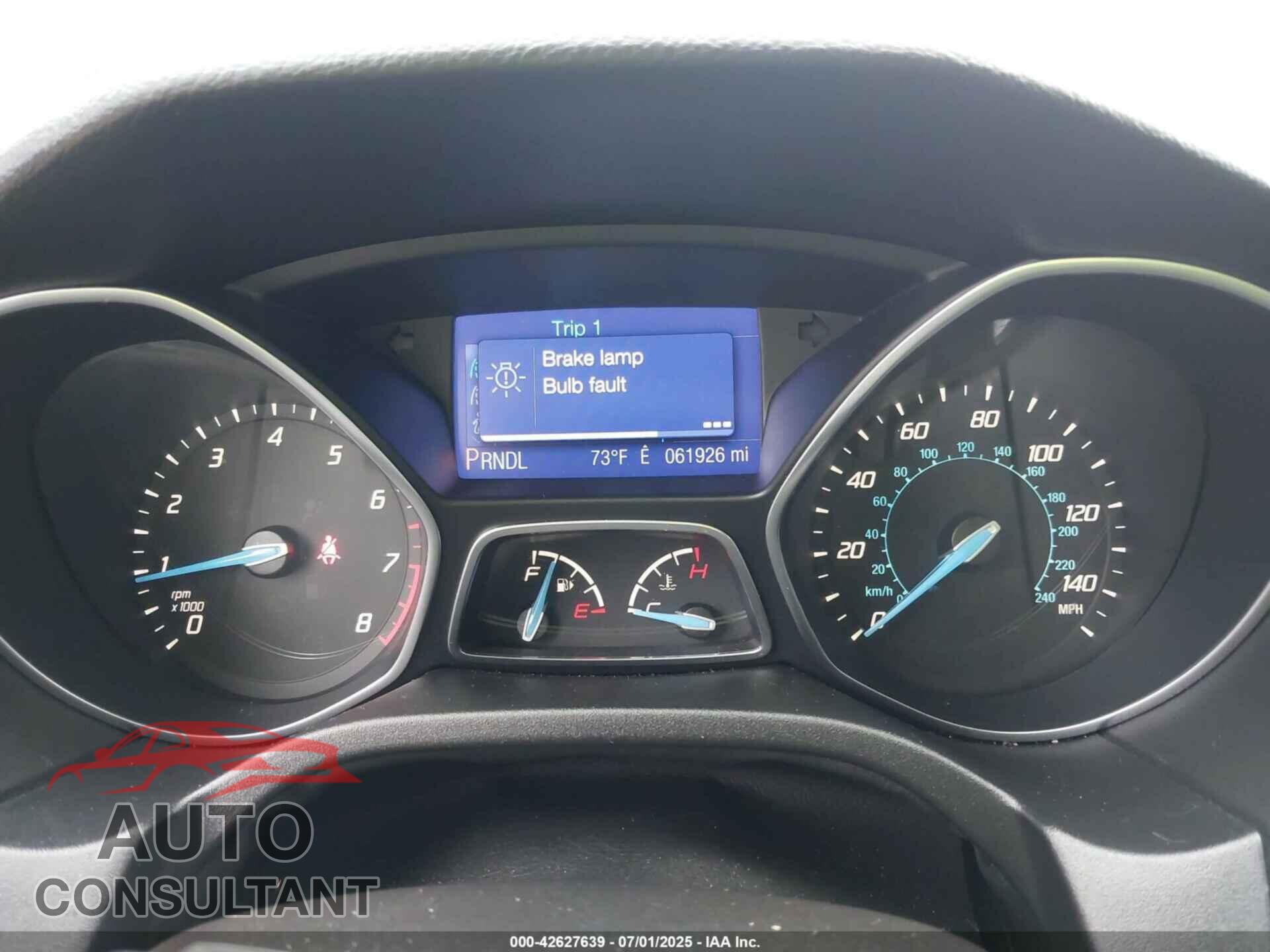 FORD FOCUS 2013 - 1FADP3F21DL150197