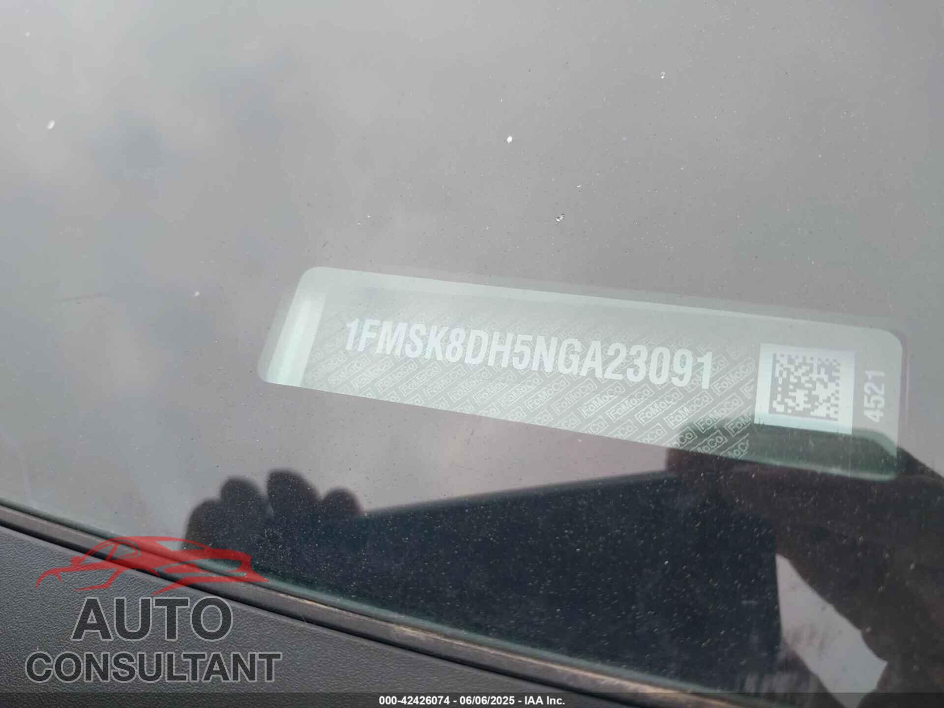FORD EXPLORER 2022 - 1FMSK8DH5NGA23091