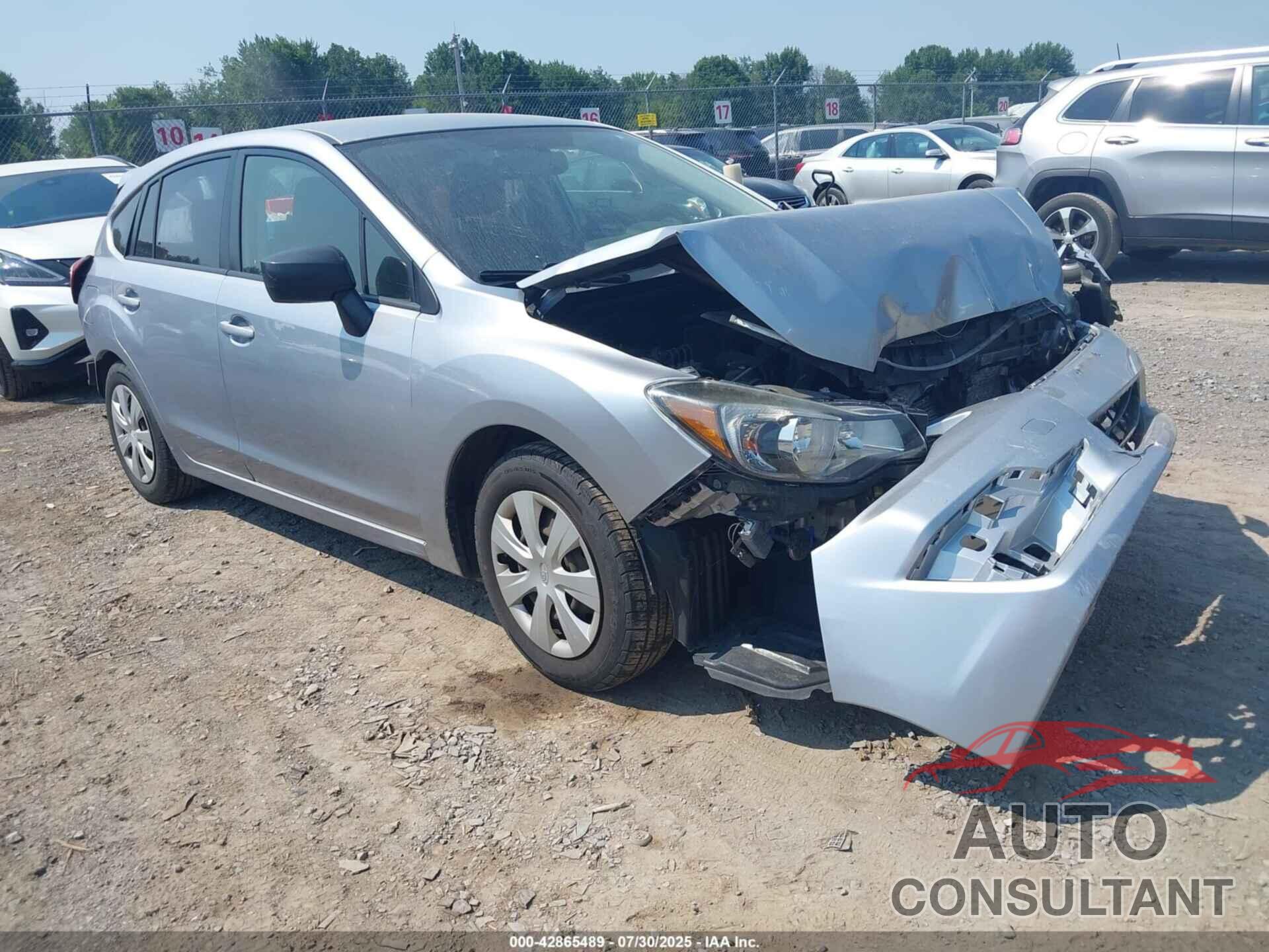 SUBARU IMPREZA 2016 - JF1GPAA62G8313538