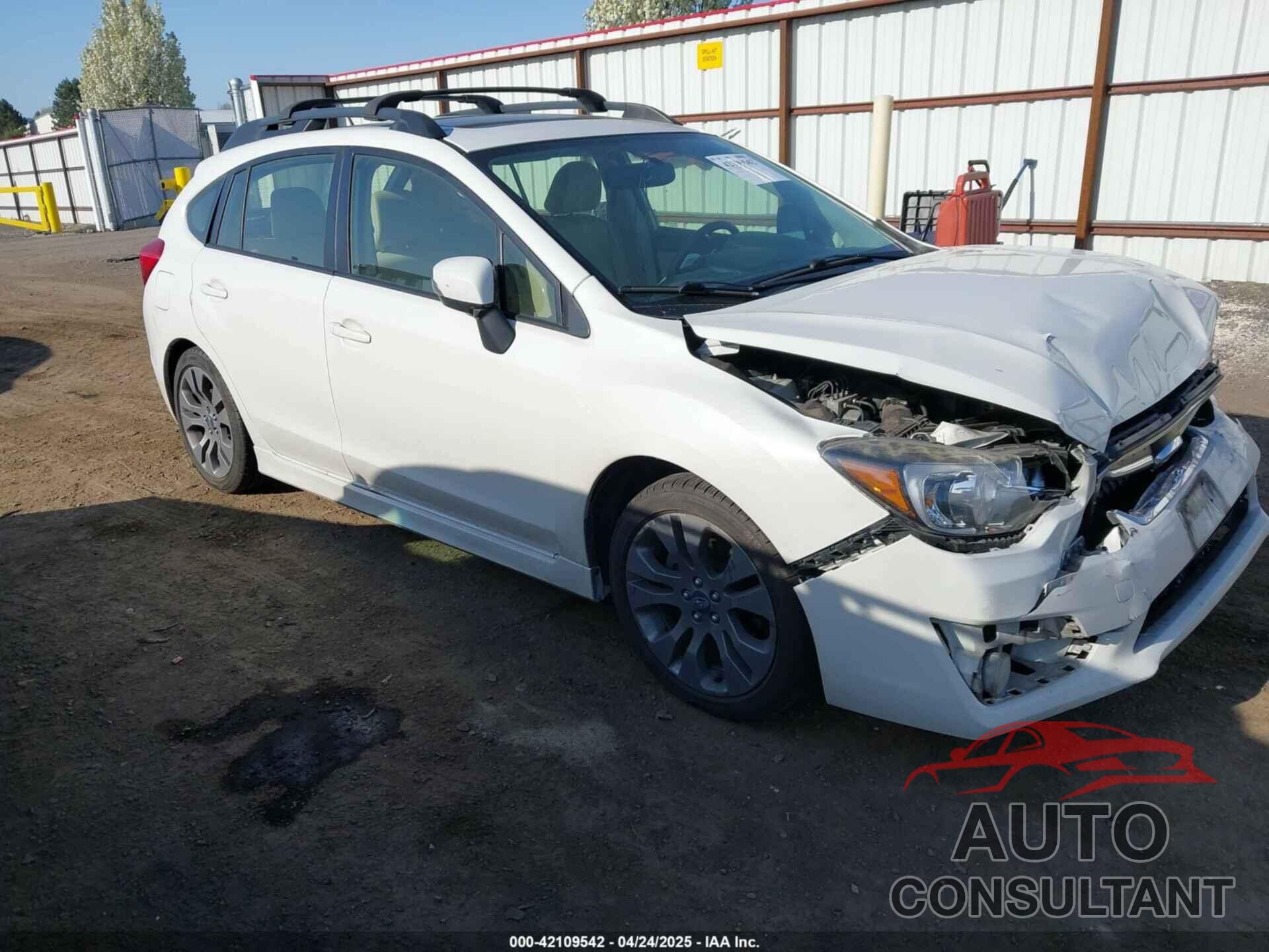 SUBARU IMPREZA 2016 - JF1GPAP60GH247255