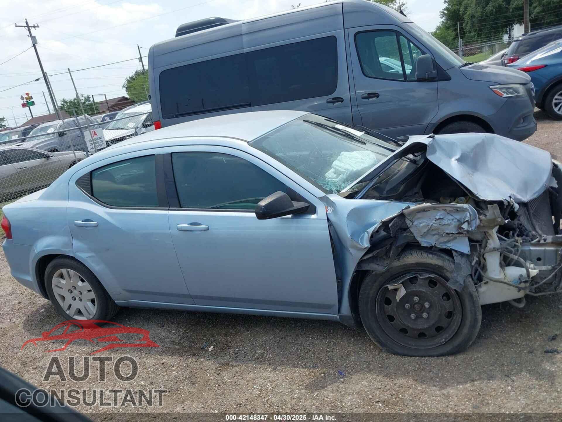 DODGE AVENGER 2013 - 1C3CDZAB9DN700537