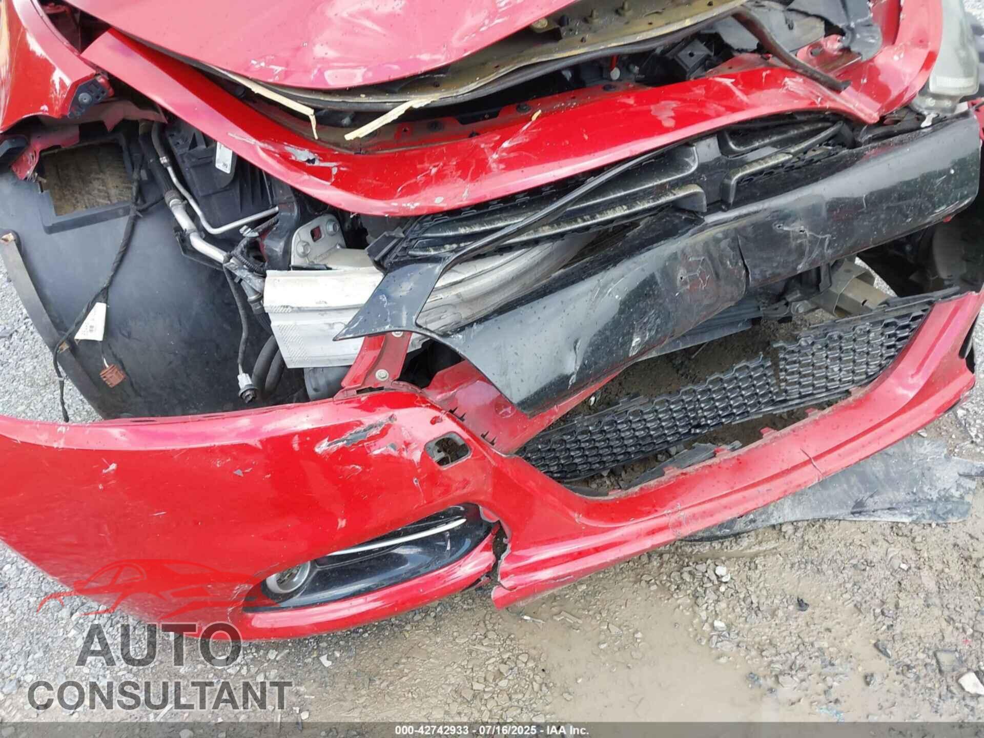 DODGE DART 2015 - 1C3CDFEB3FD205607