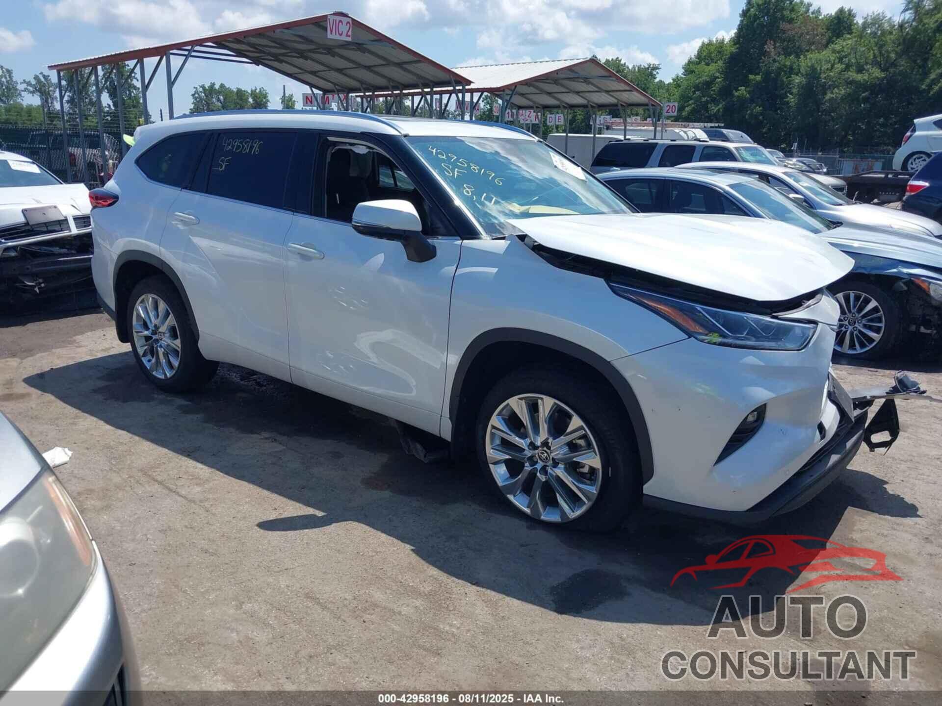 TOYOTA HIGHLANDER 2022 - 5TDDZRBH0NS246534