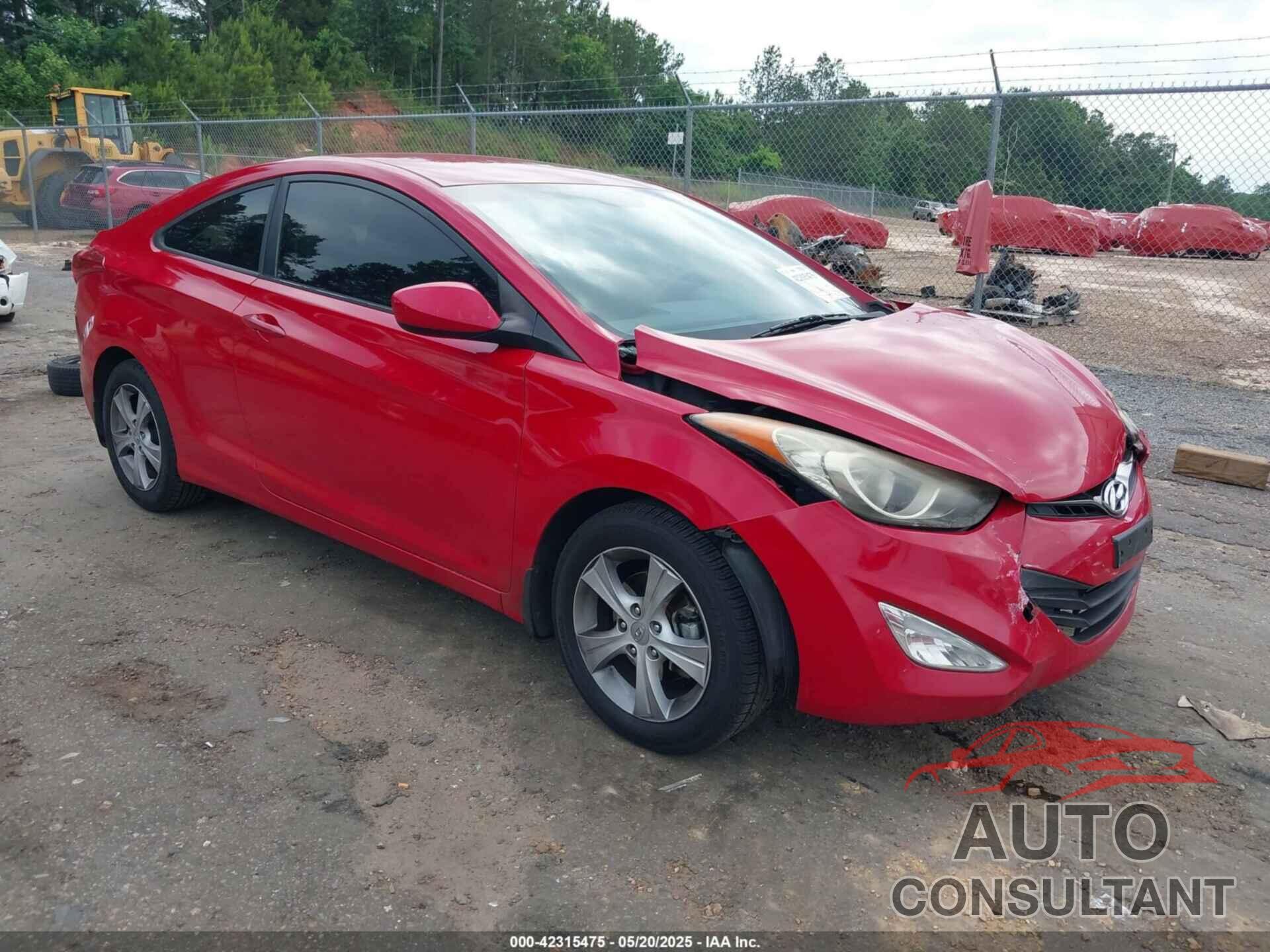 HYUNDAI ELANTRA 2013 - KMHDH6AE6DU009822