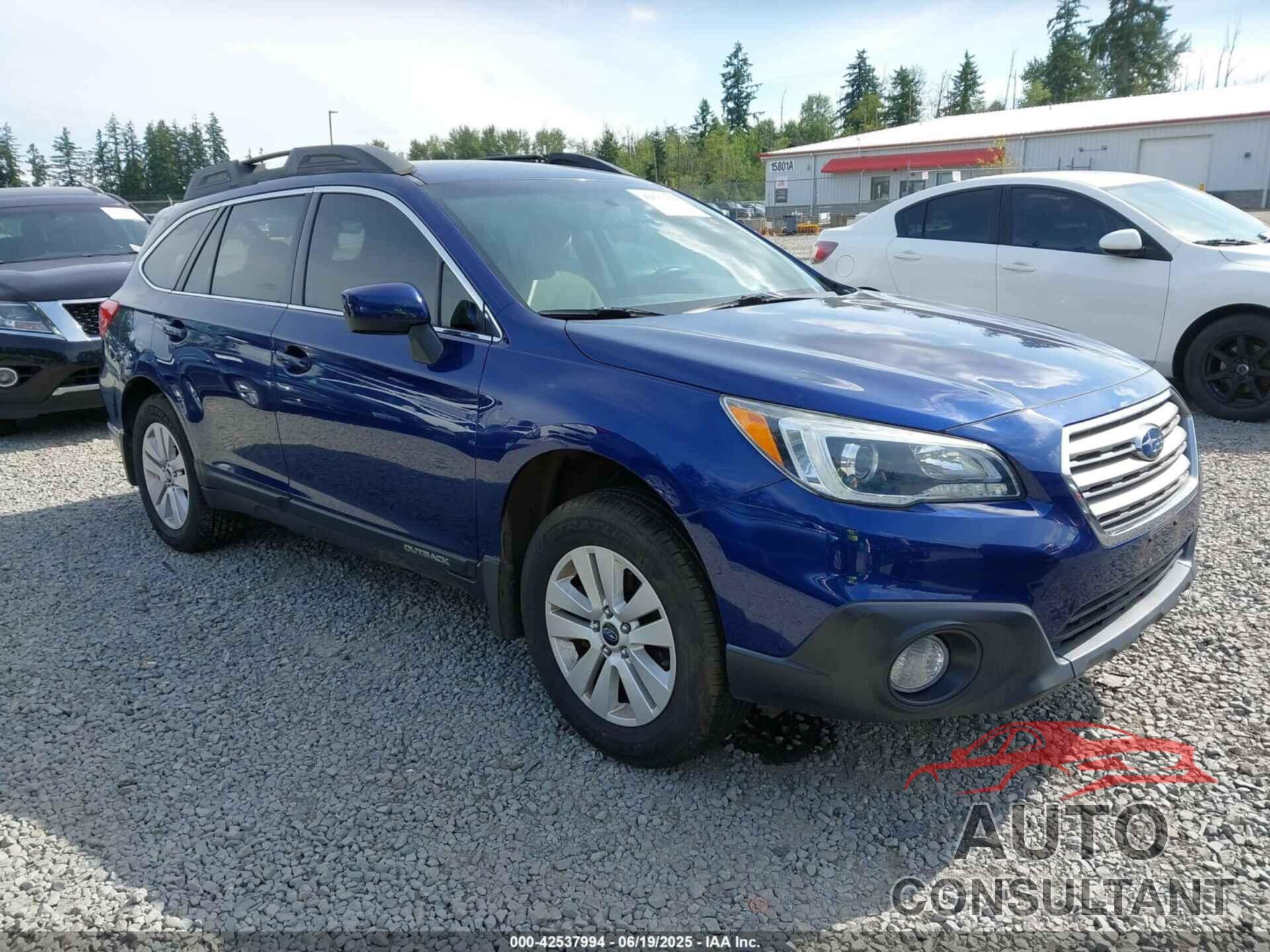 SUBARU OUTBACK 2015 - 4S4BSACC7F3213657