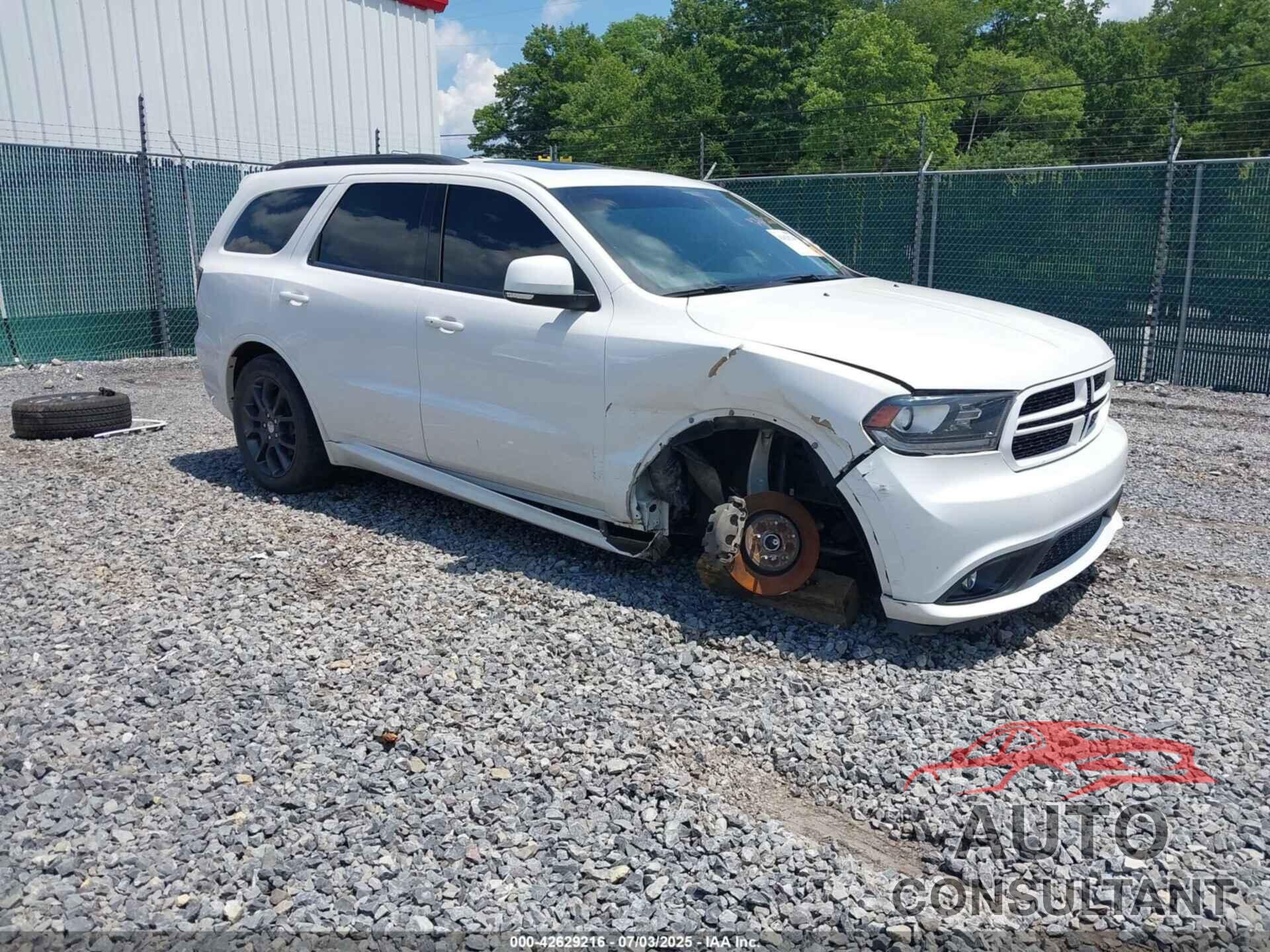 DODGE DURANGO 2017 - 1C4SDJCT7HC908125