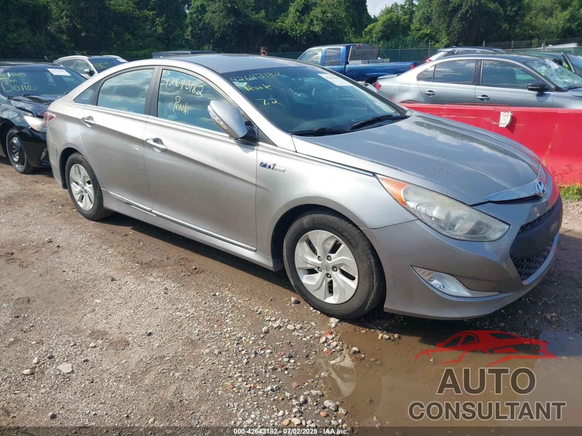 HYUNDAI SONATA HYBRID 2013 - KMHEC4A49DA074048