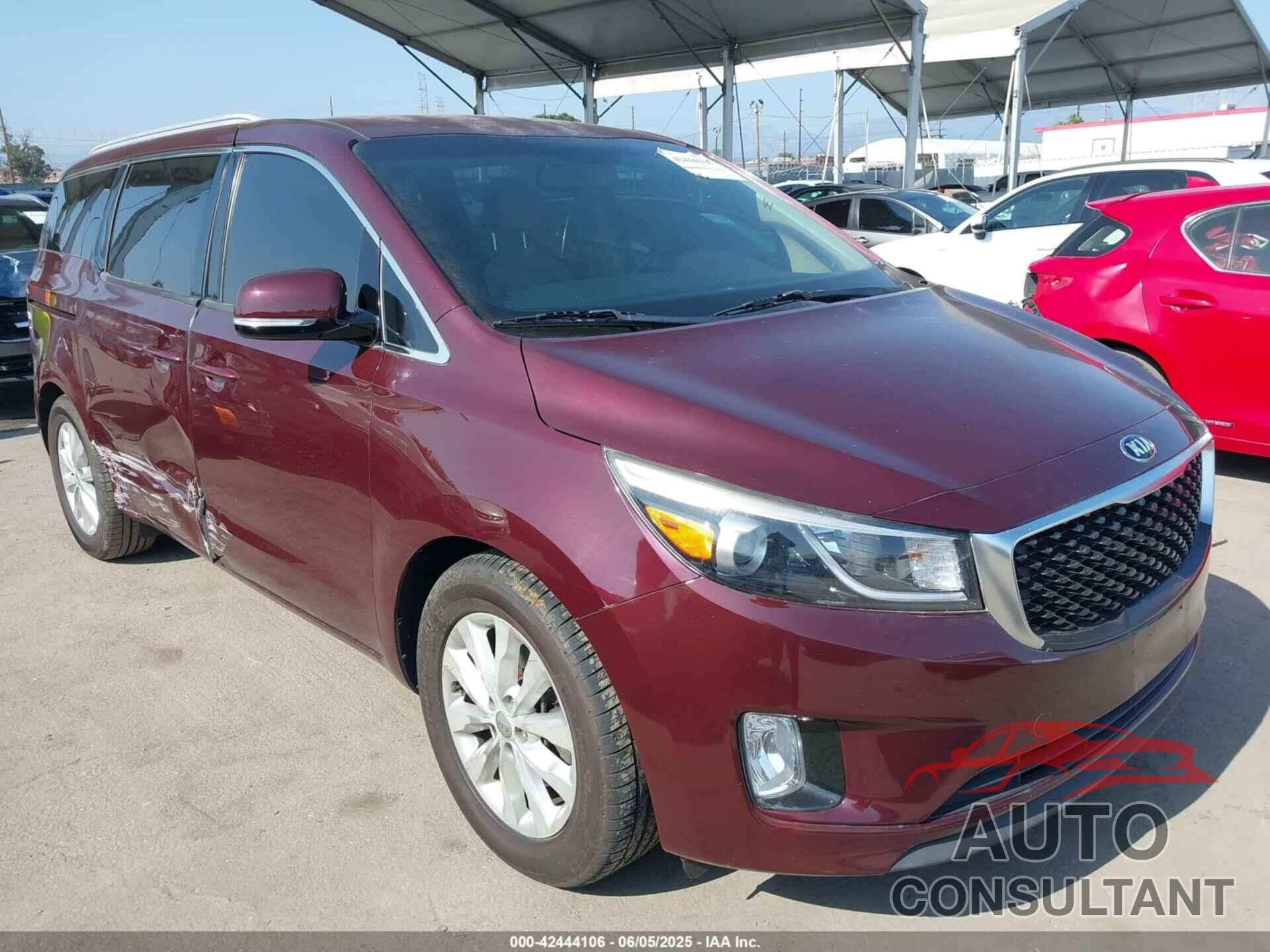 KIA SEDONA 2016 - KNDMC5C19G6111499
