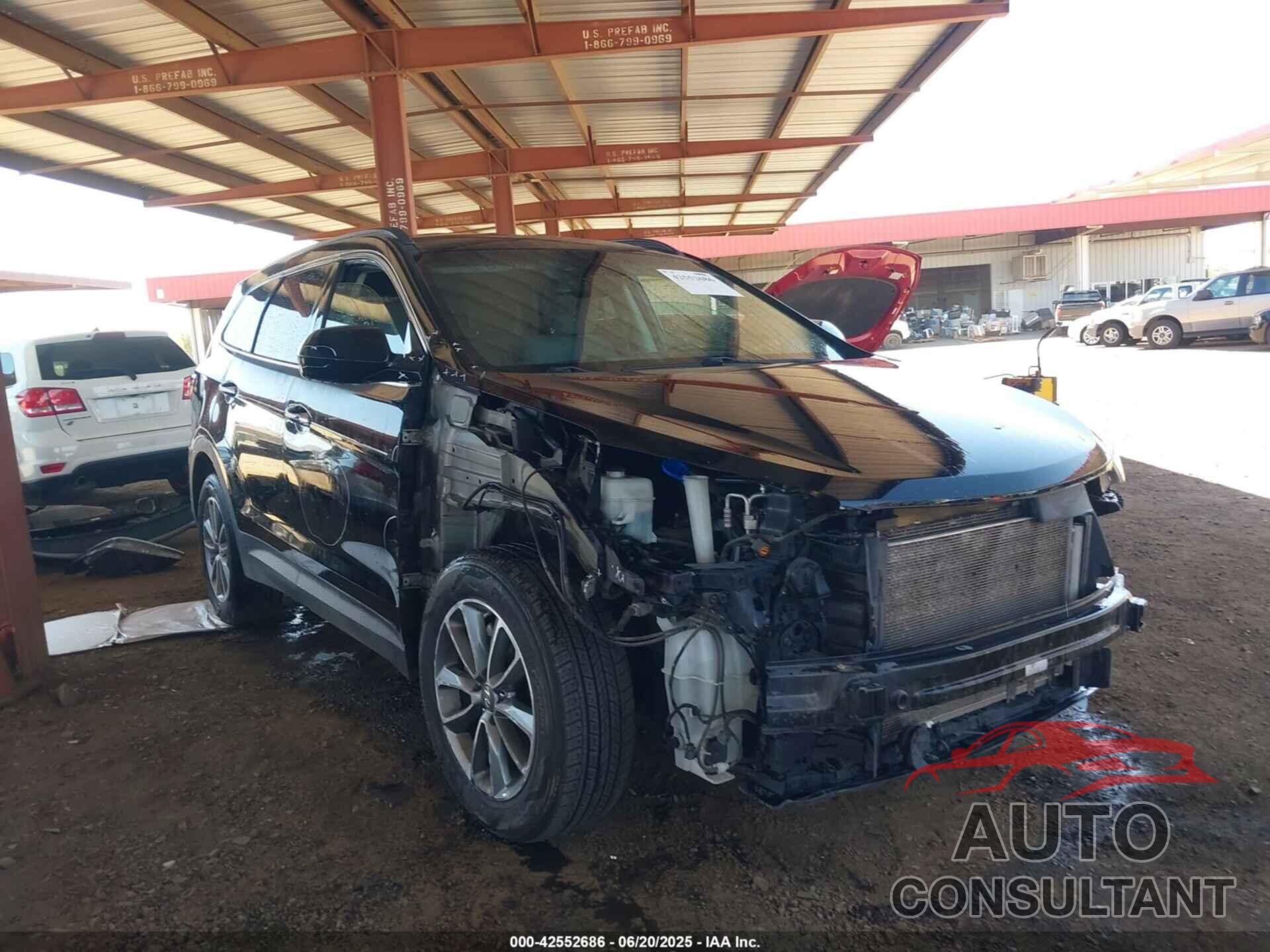 HYUNDAI SANTA FE 2017 - KM8SMDHF9HU213686
