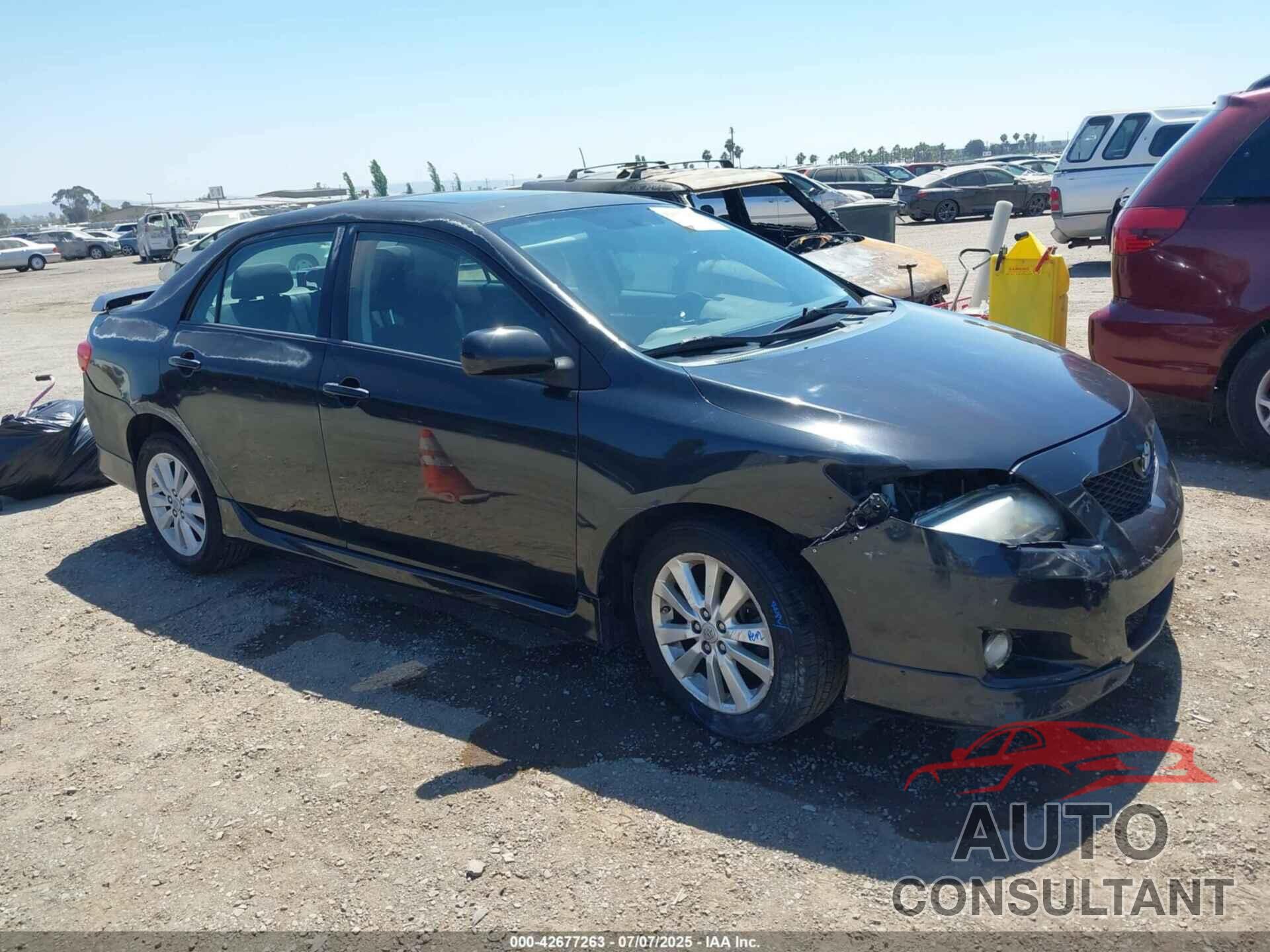 TOYOTA COROLLA 2009 - 1NXBU40E19Z142407