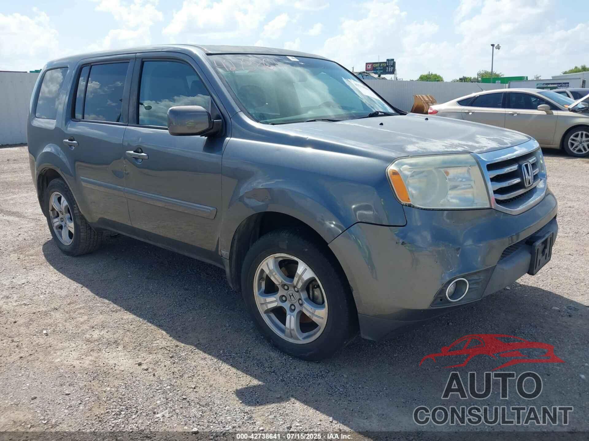 HONDA PILOT 2012 - 5FNYF3H60CB027653