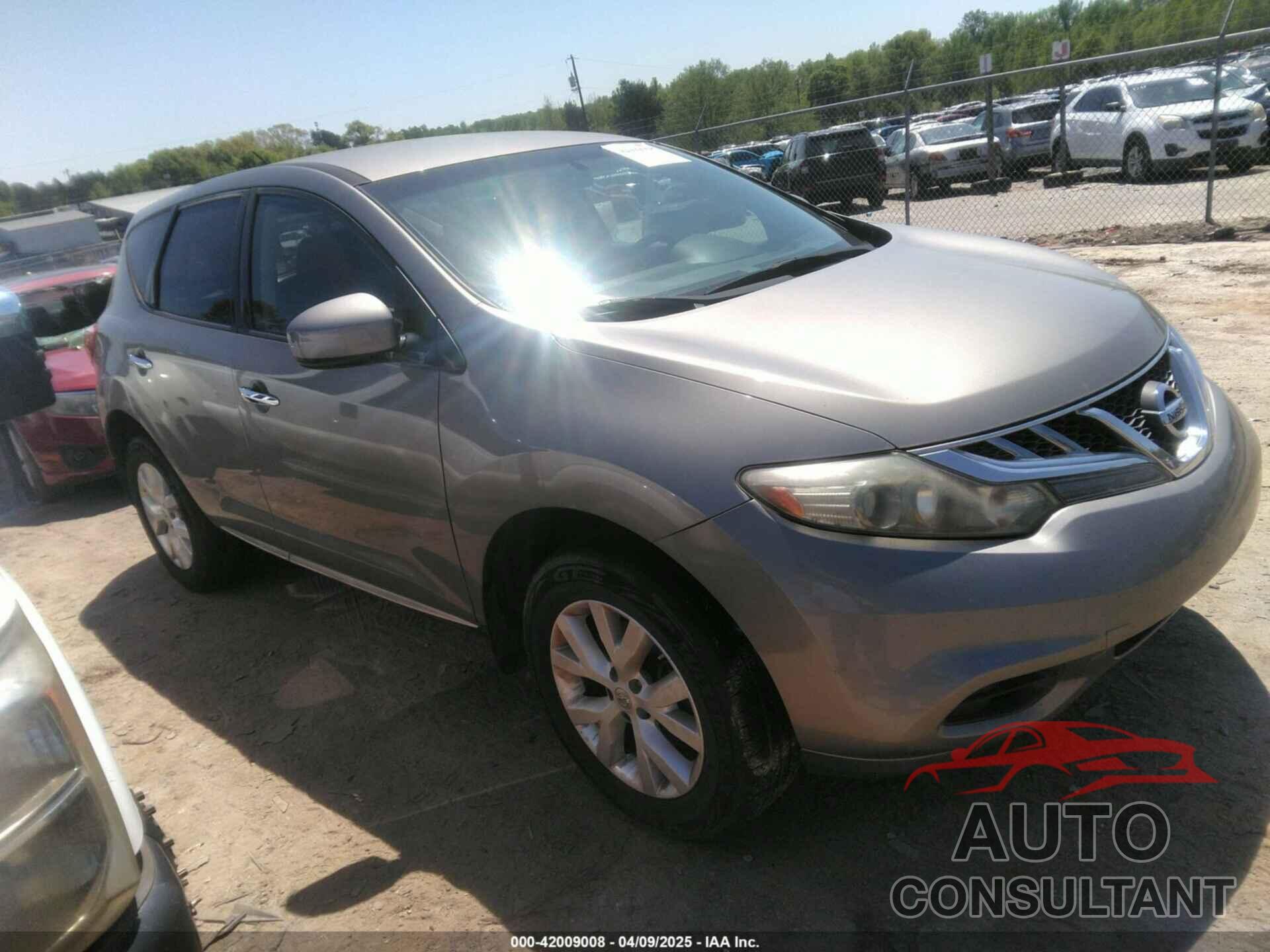 NISSAN MURANO 2012 - JN8AZ1MW3CW207681