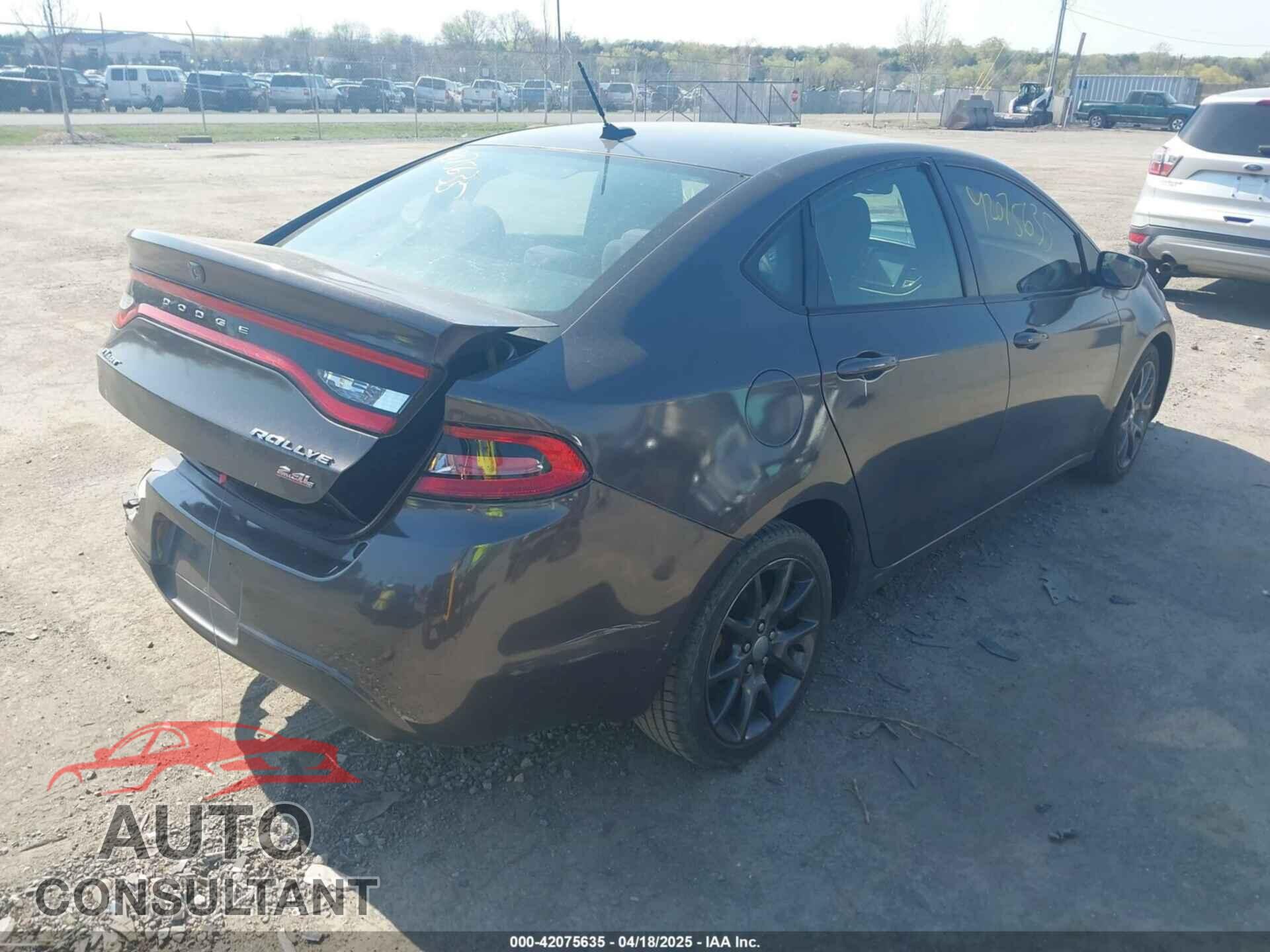 DODGE DART 2014 - 1C3CDFBB4ED861575