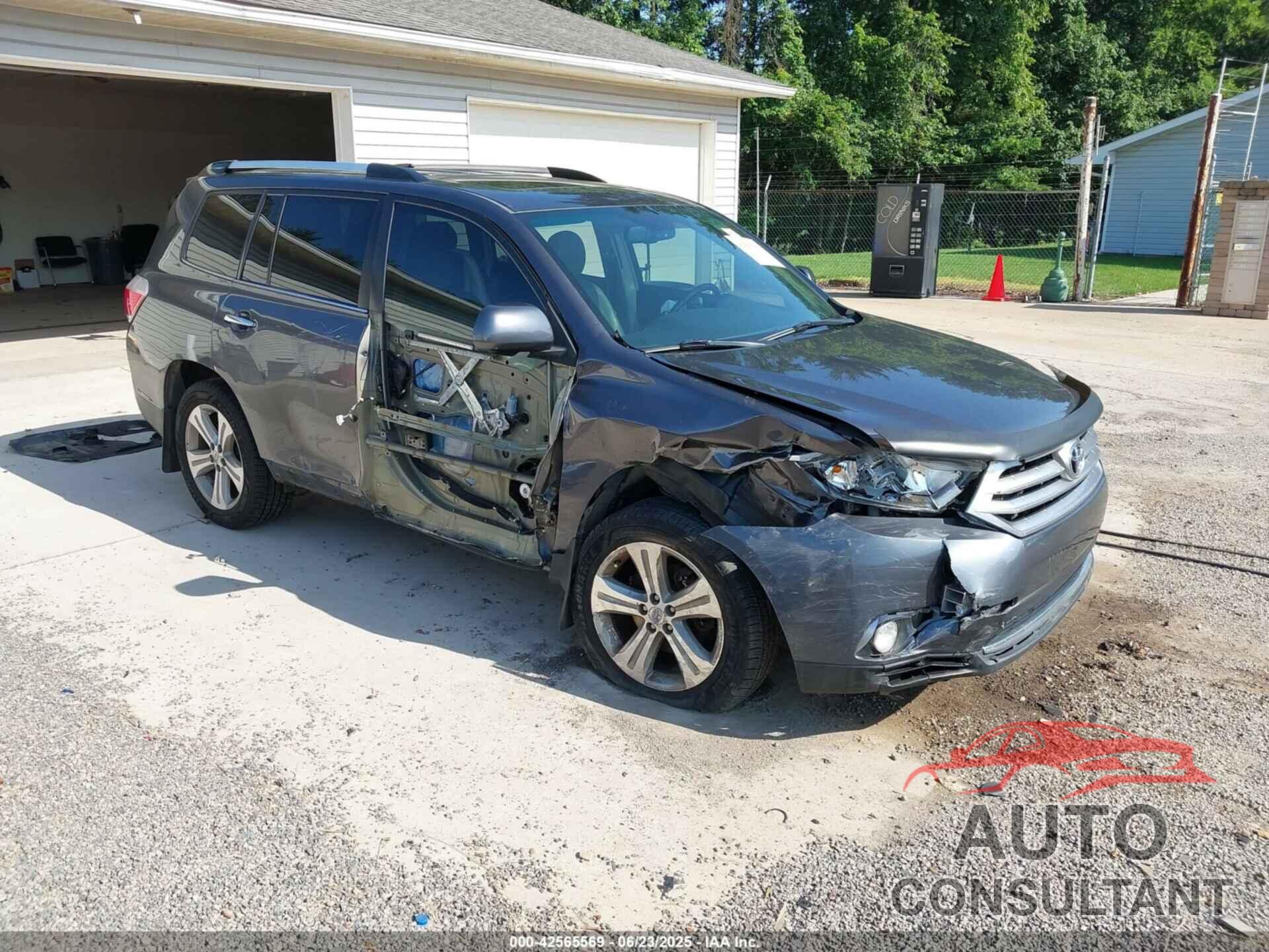 TOYOTA HIGHLANDER 2012 - 5TDDK3EH8CS153044