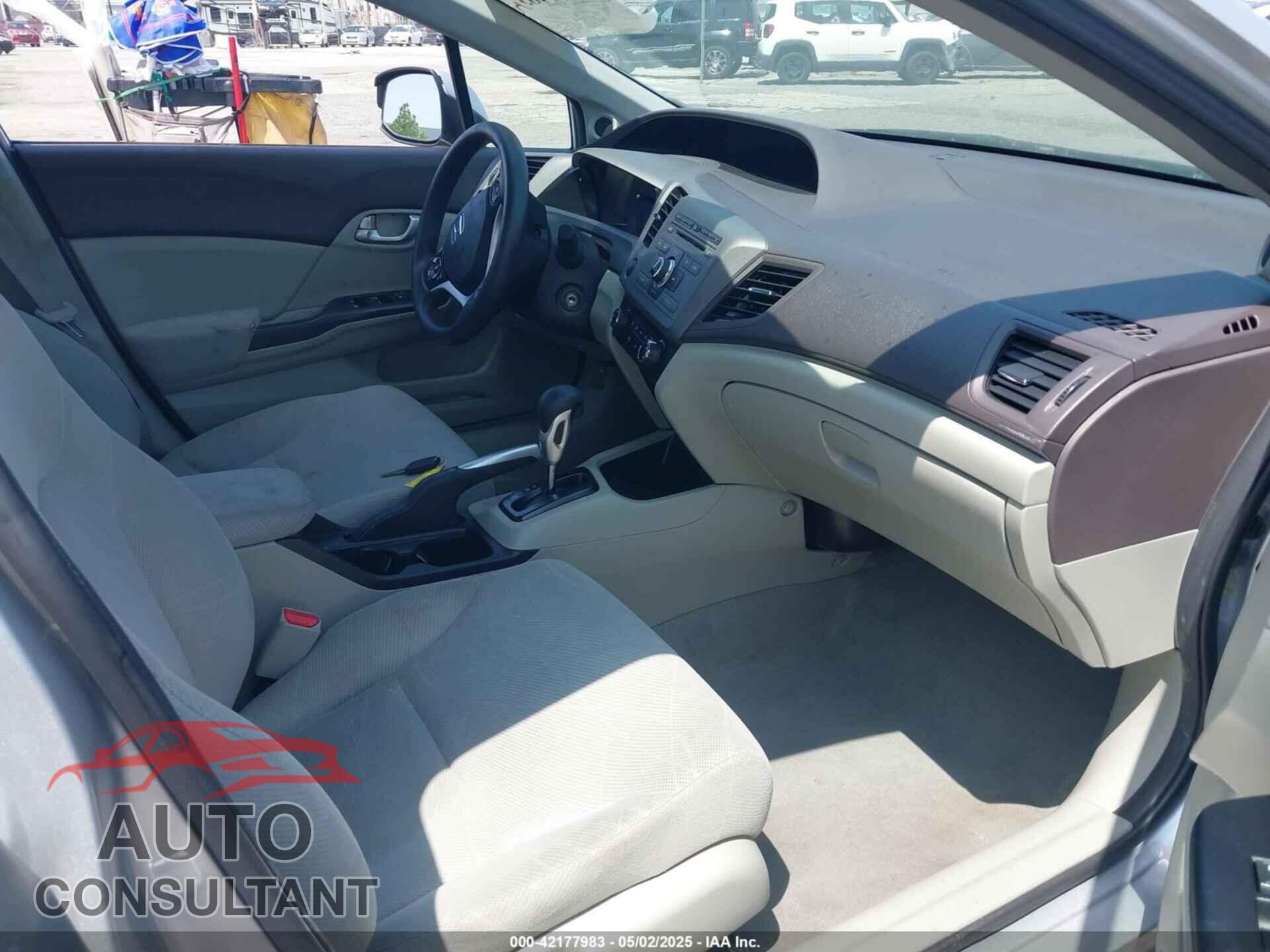 HONDA CIVIC 2012 - 19XFB2F84CE330376