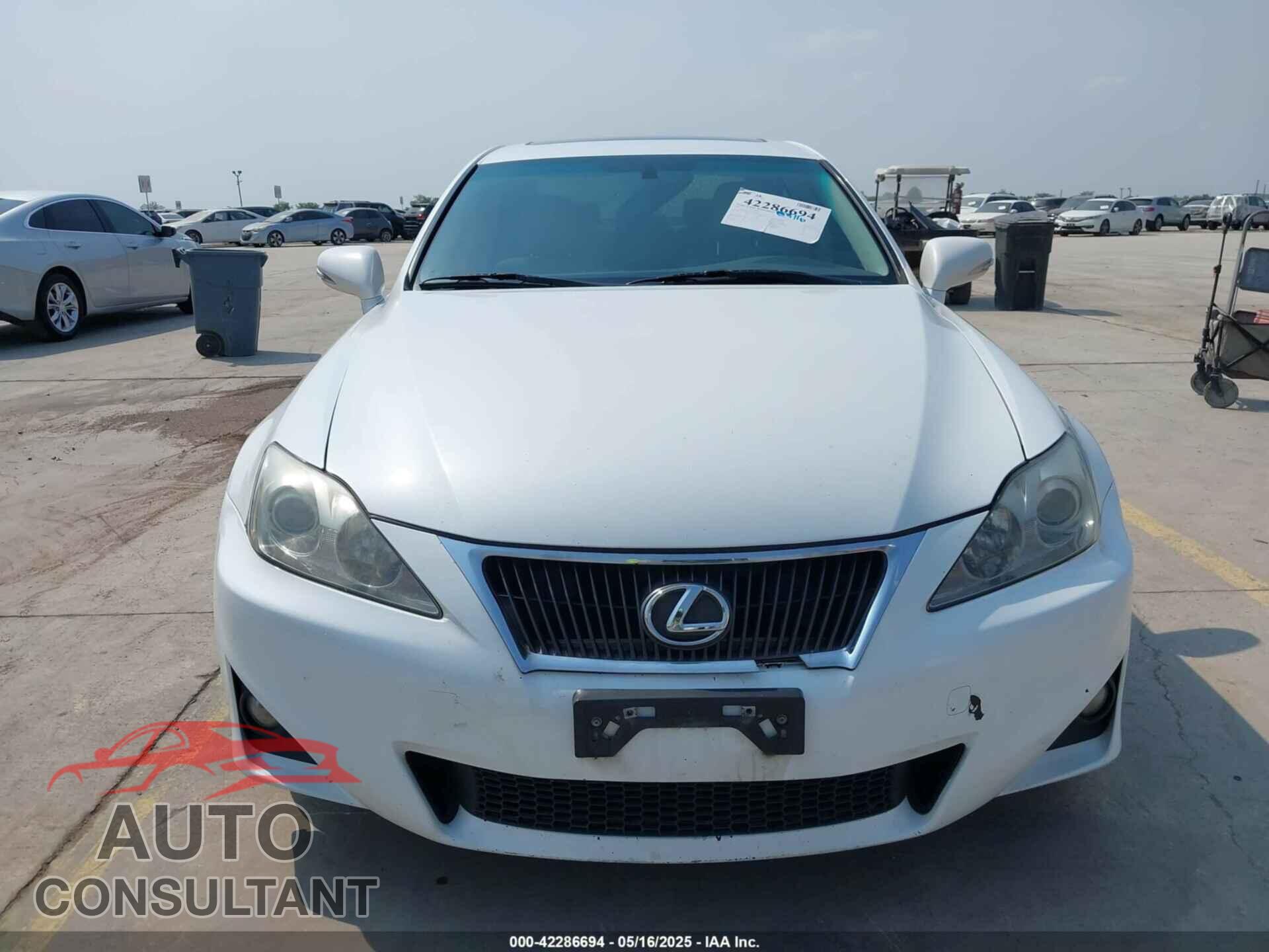 LEXUS IS 250 2011 - JTHBF5C27B5155666