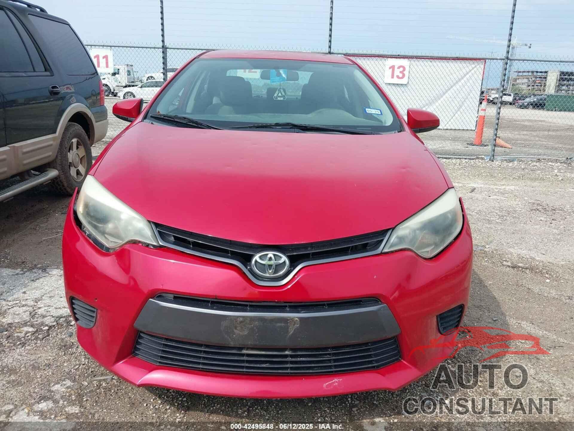 TOYOTA COROLLA 2015 - 2T1BURHE5FC471934