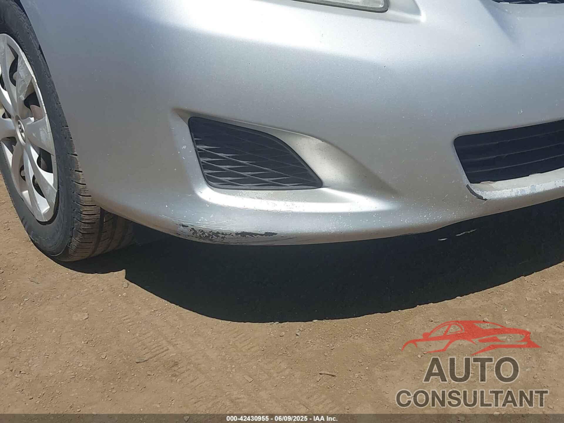 TOYOTA COROLLA 2009 - 1NXBU40E39Z131425