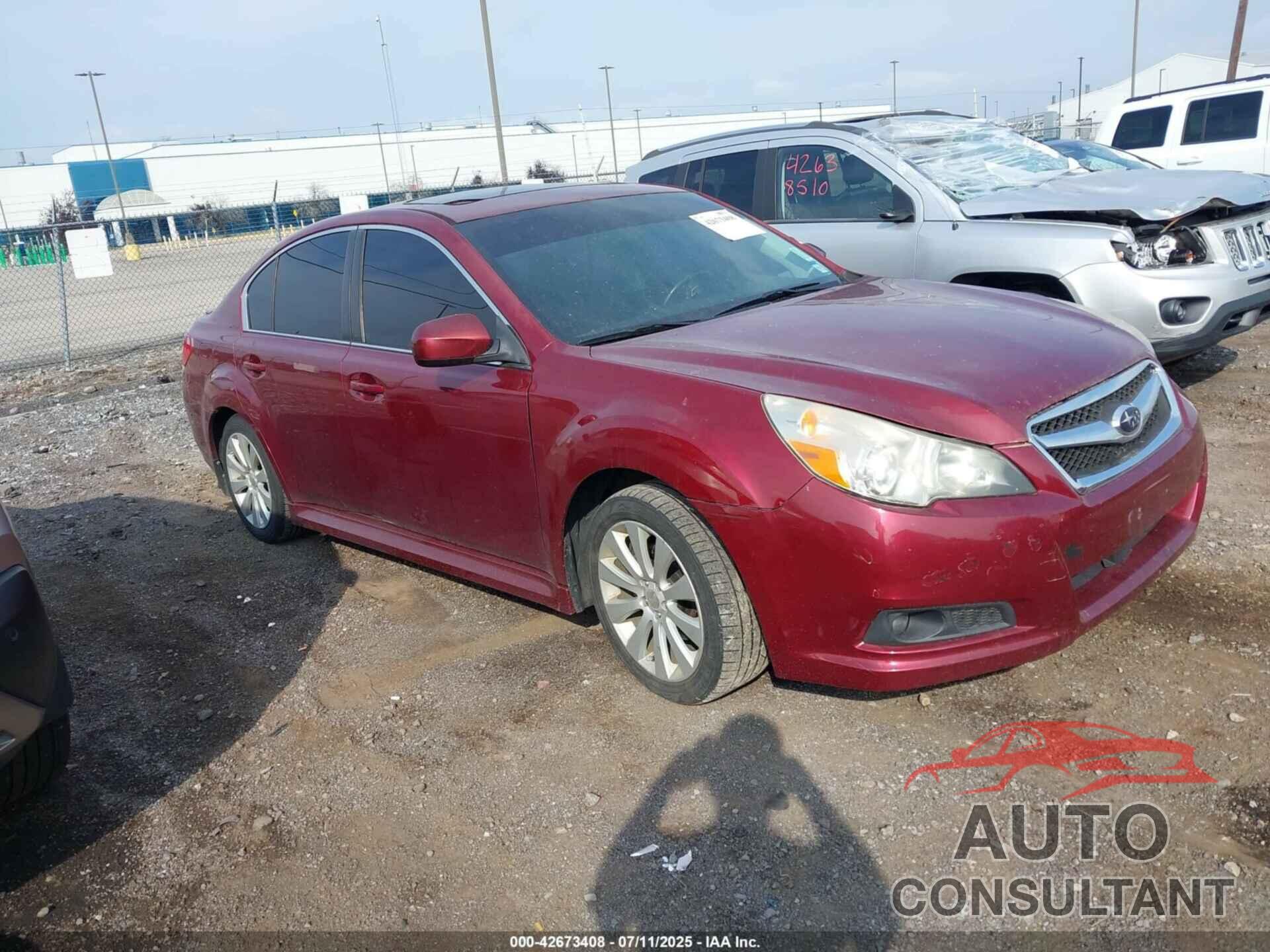 SUBARU LEGACY 2011 - 4S3BMBK61B3210862