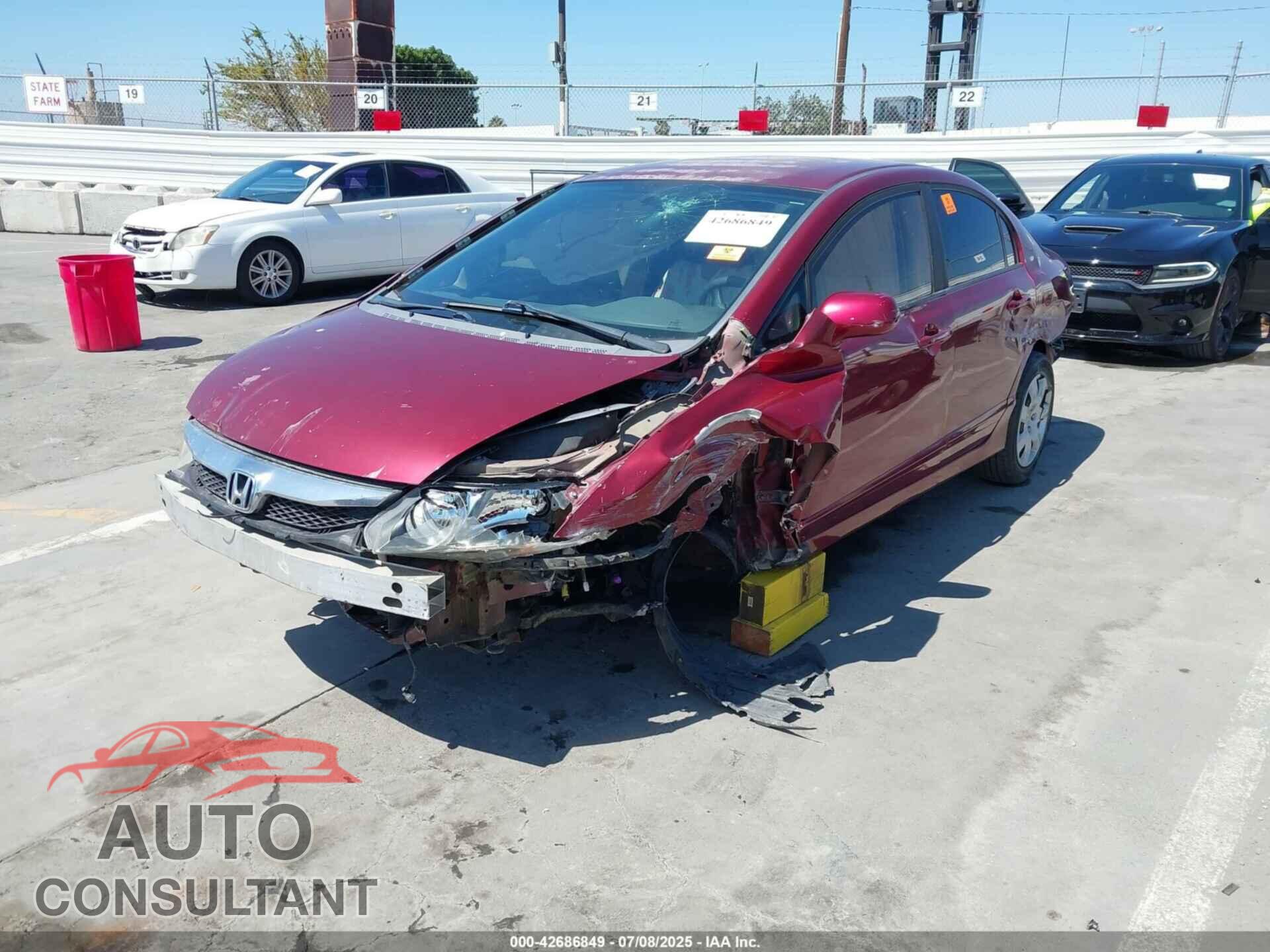 HONDA CIVIC 2009 - 19XFA165X9E033141