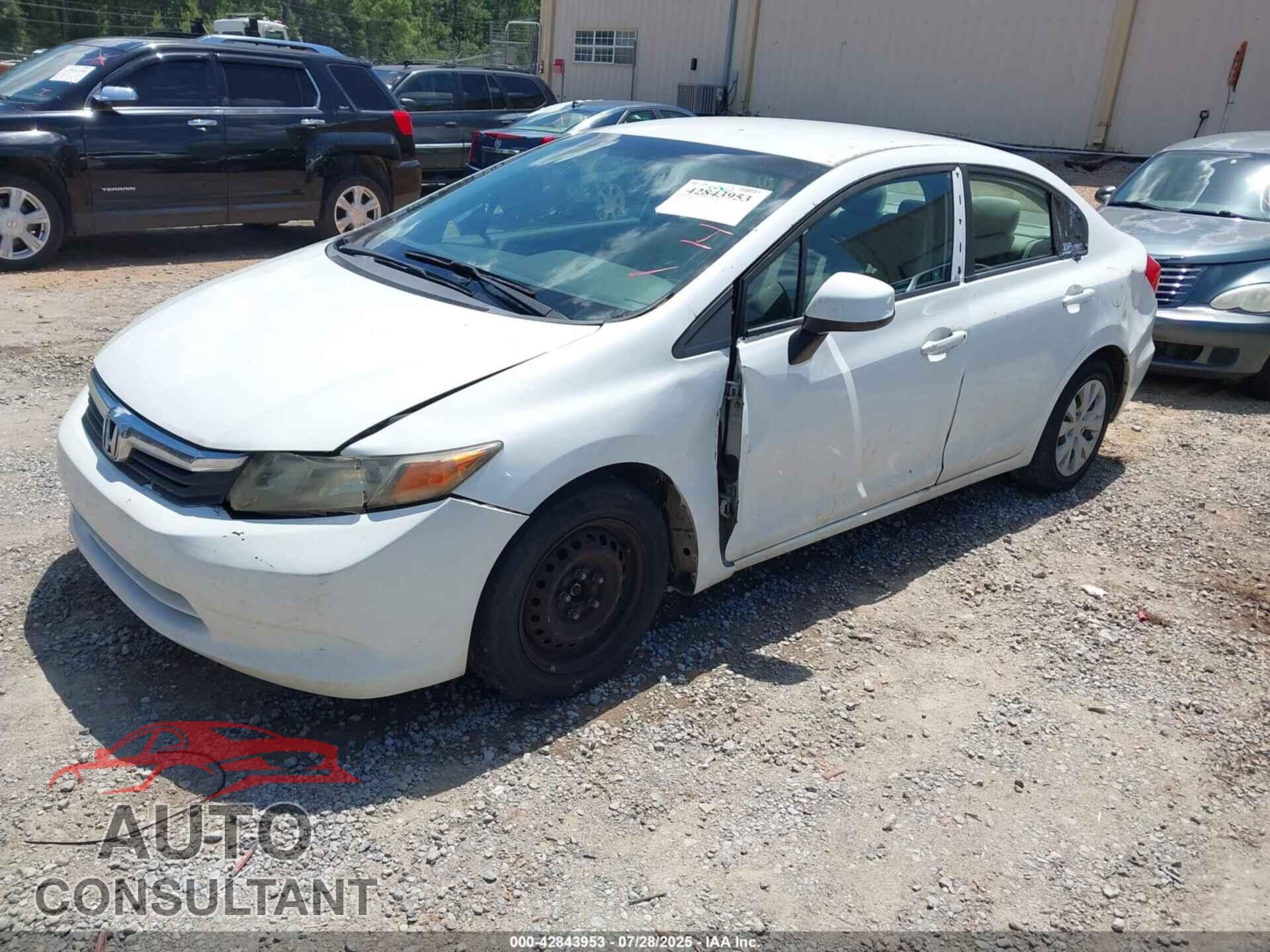 HONDA CIVIC 2012 - 19XFB2F59CE003705
