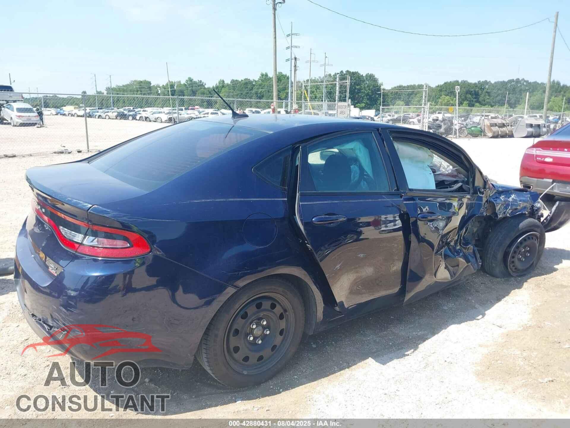 DODGE DART 2014 - 1C3CDFBB2ED860389