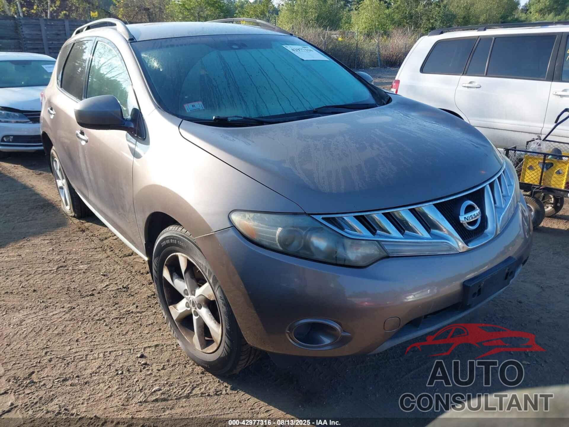 NISSAN MURANO 2009 - JN8AZ18W29W140185