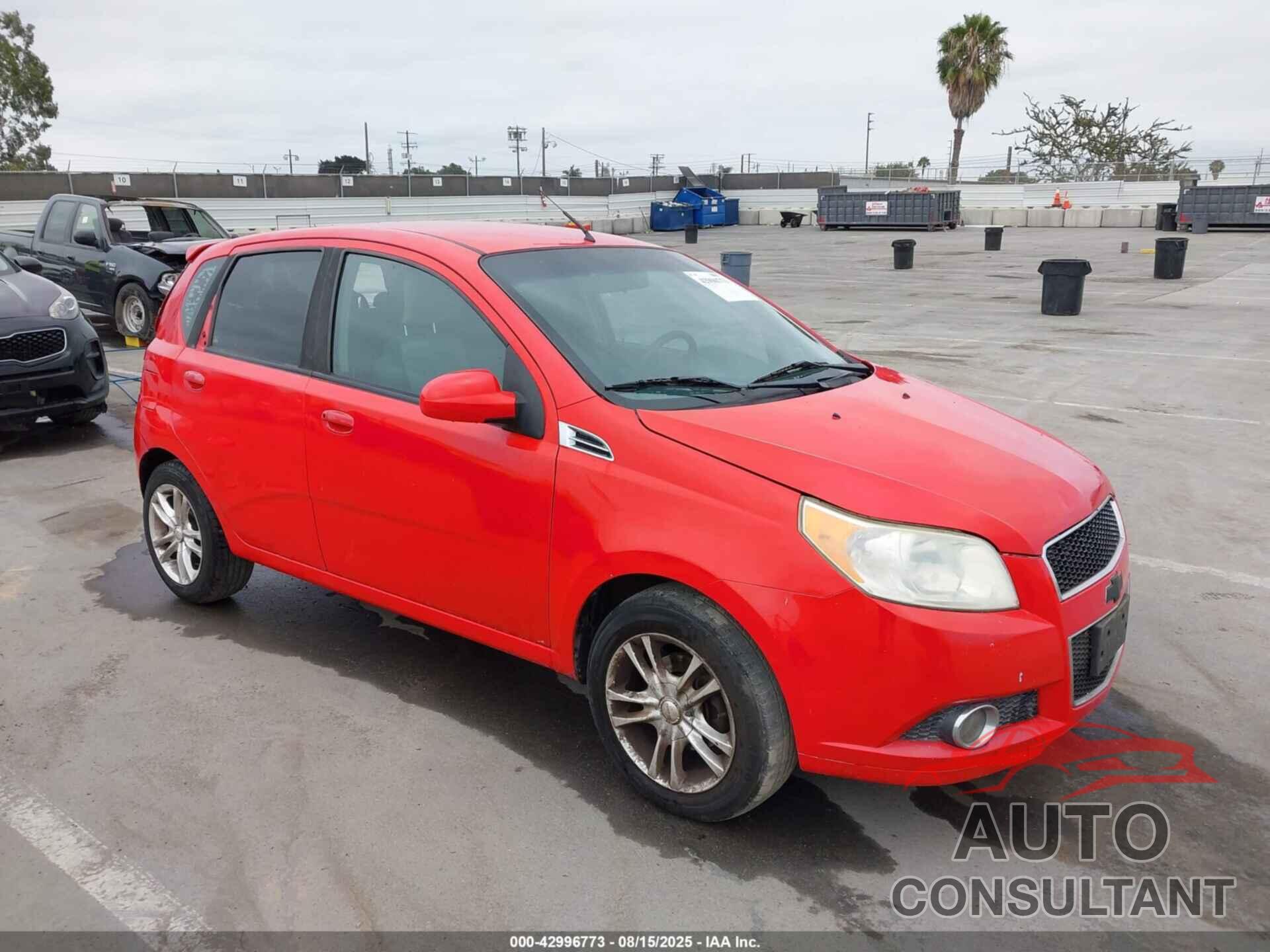 CHEVROLET AVEO 2009 - KL1TG66E89B388084