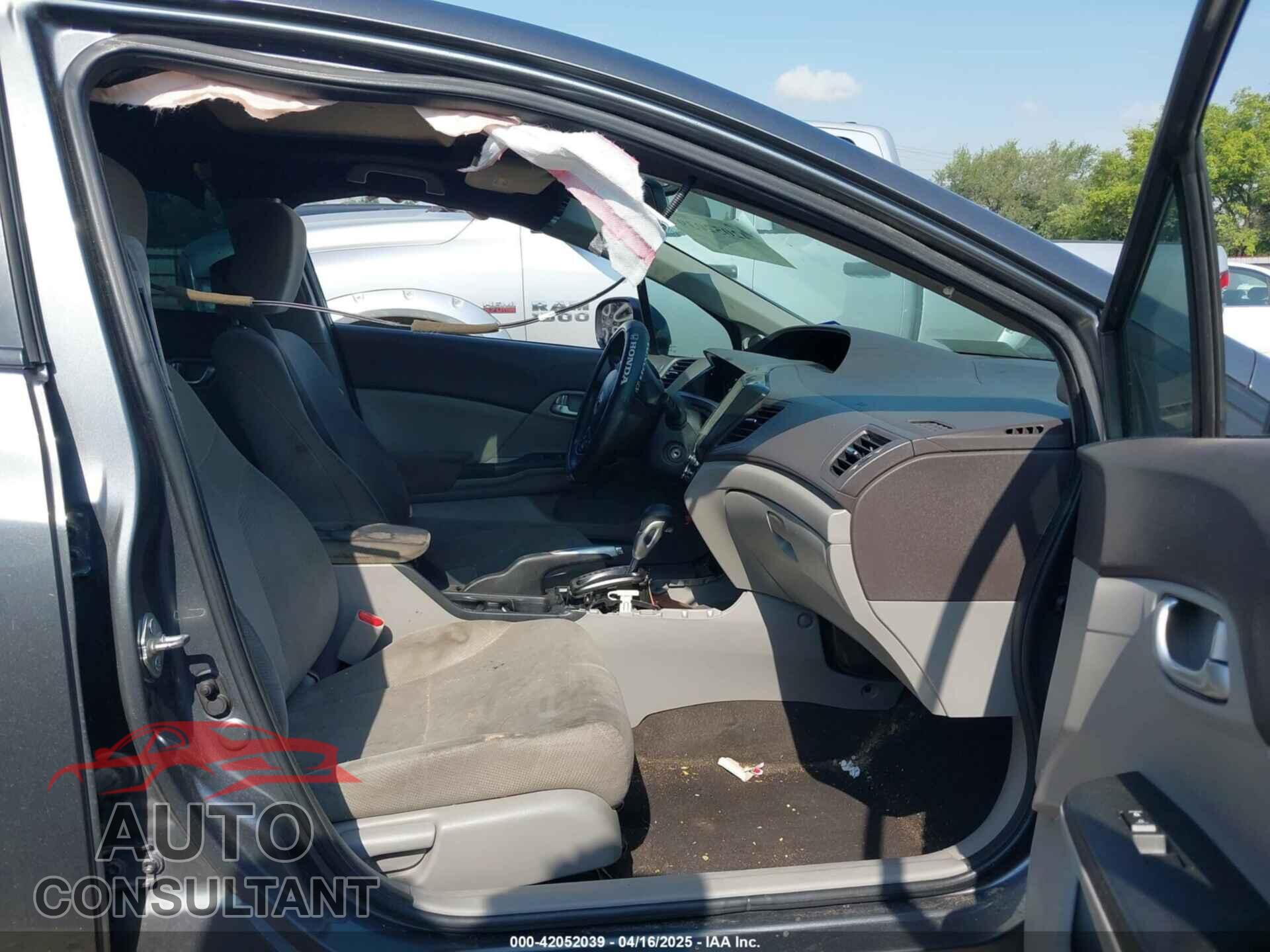 HONDA CIVIC 2012 - 2HGFB2F8XCH316567