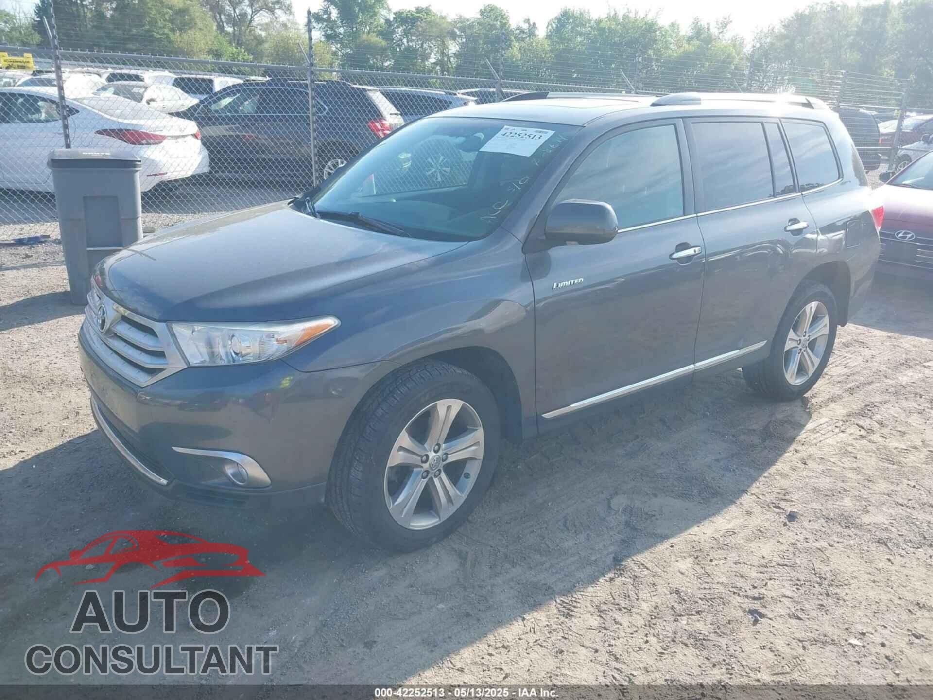 TOYOTA HIGHLANDER 2011 - 5TDDK3EH7BS068694
