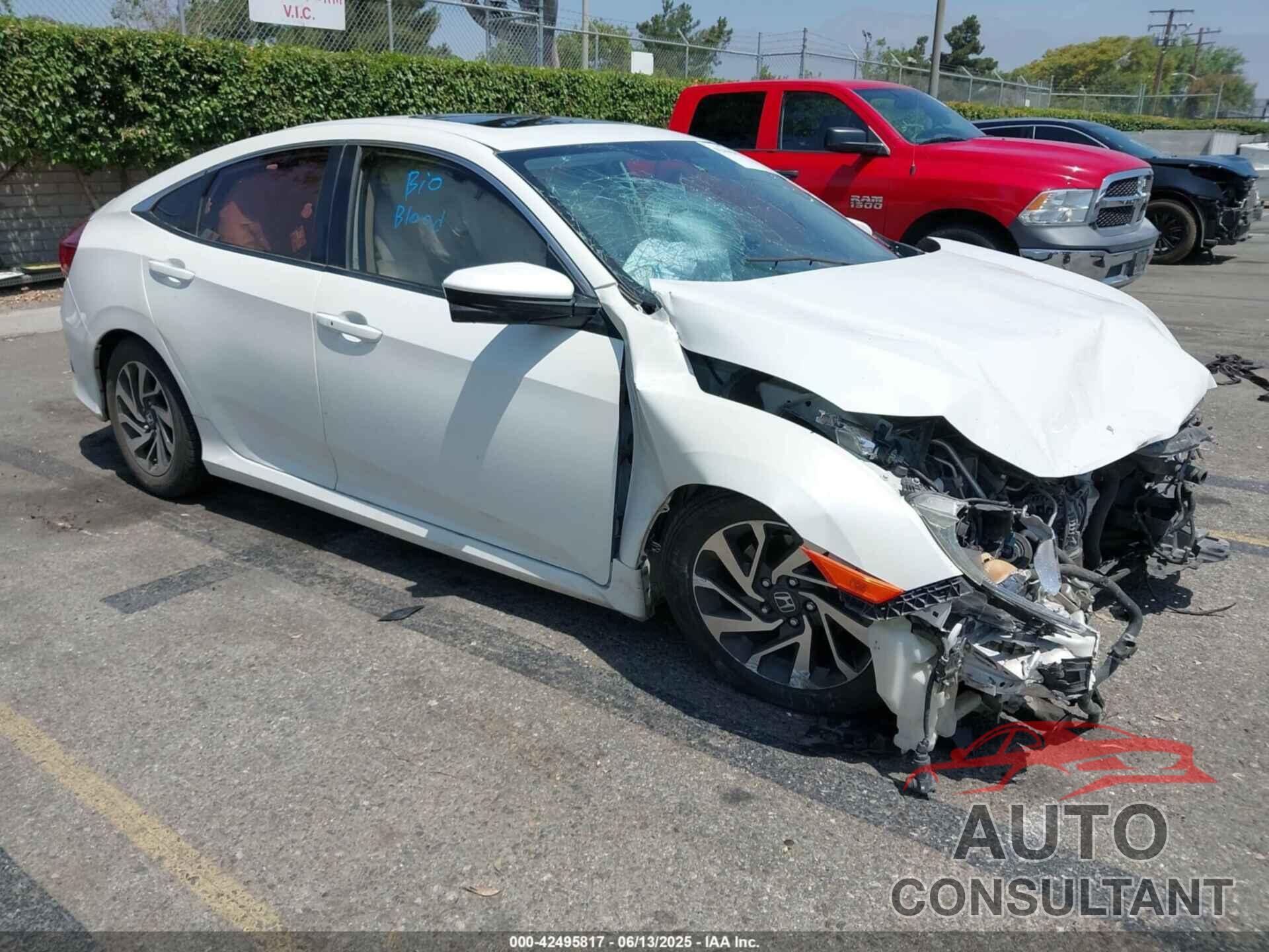 HONDA CIVIC 2016 - 2HGFC2F77GH560722