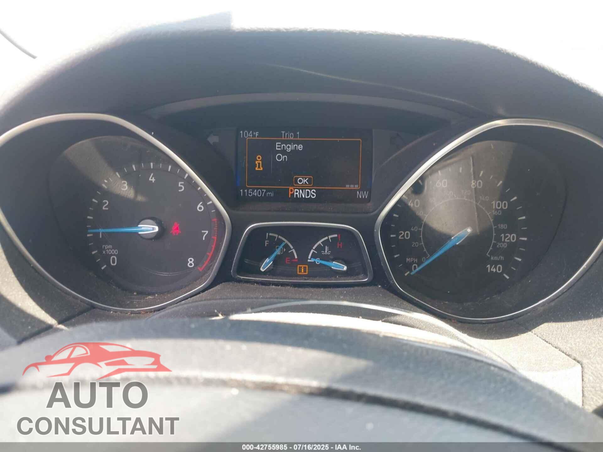 FORD FOCUS 2017 - 1FADP3FE6HL313751
