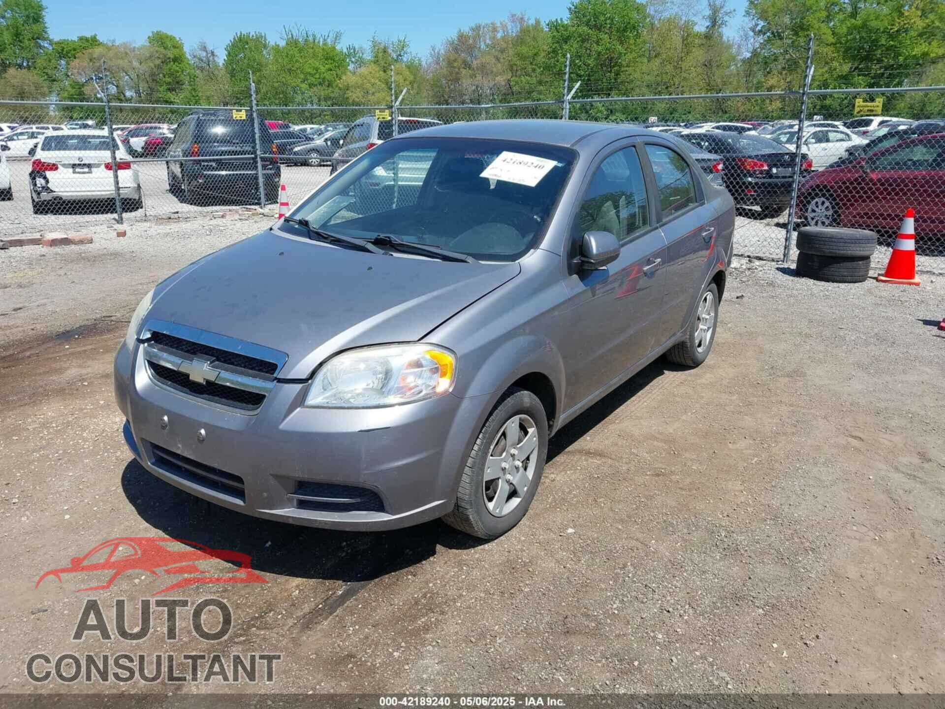 CHEVROLET AVEO 2011 - KL1TD5DE2BB166314