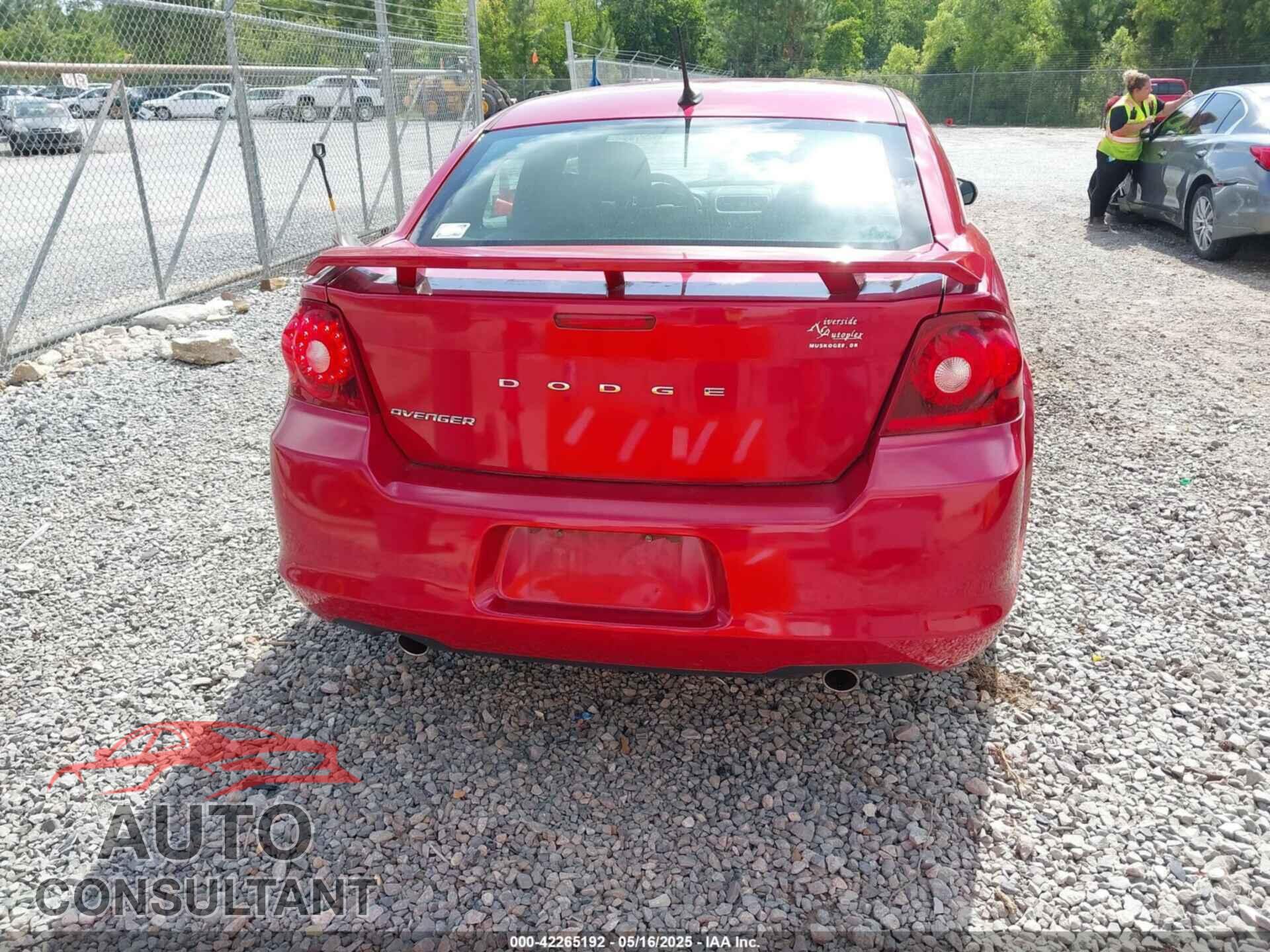 DODGE AVENGER 2014 - 1C3CDZAG6EN219075