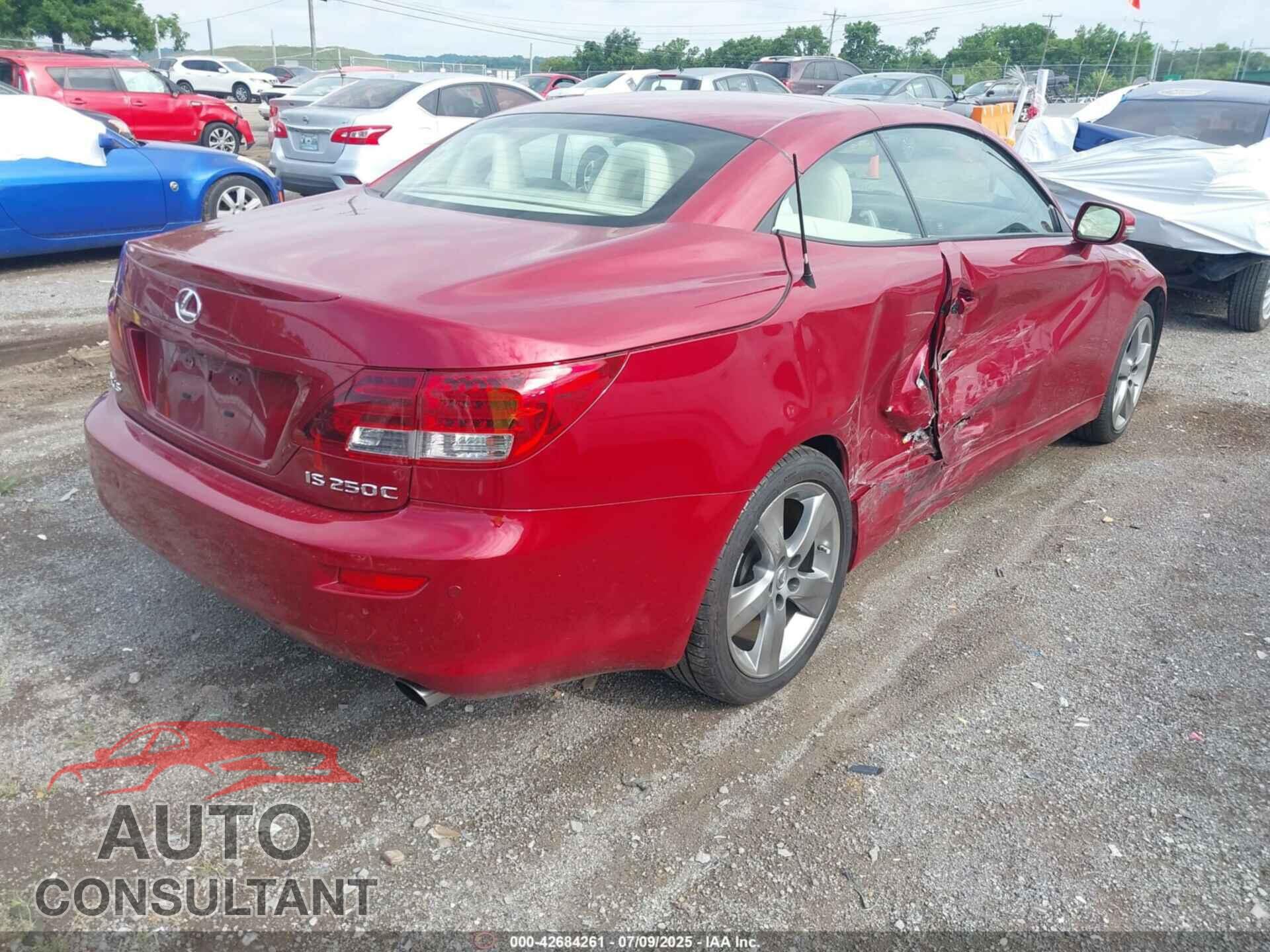 LEXUS IS 250C 2010 - JTHFF2C28A2512322
