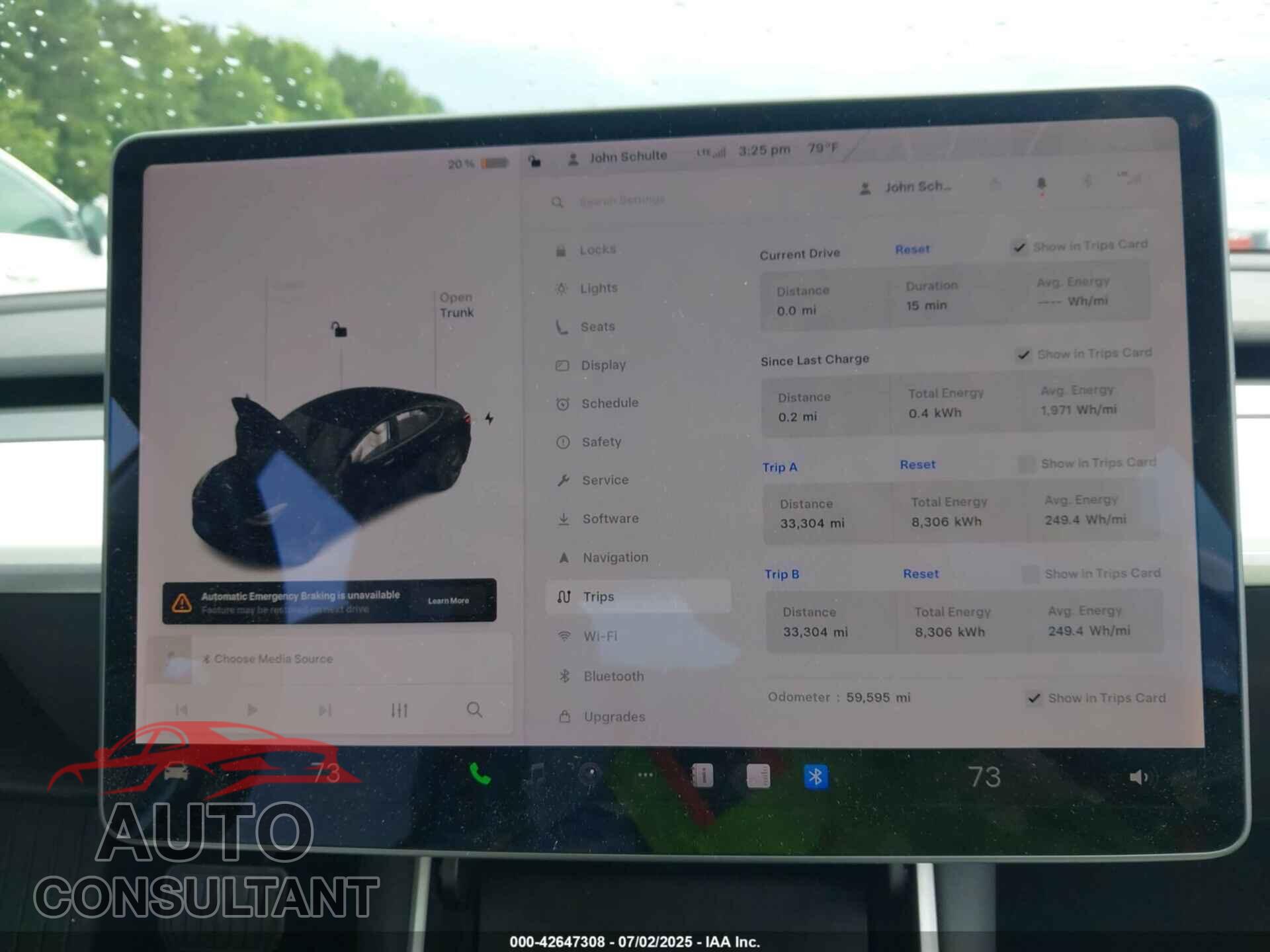 TESLA MODEL 3 2019 - 5YJ3E1EA2KF312086