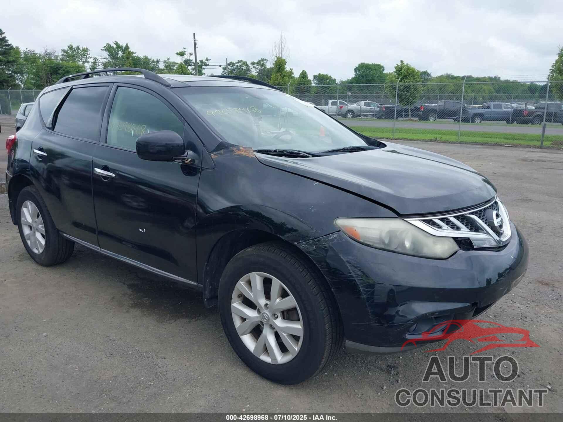 NISSAN MURANO 2011 - JN8AZ1MW2BW159086