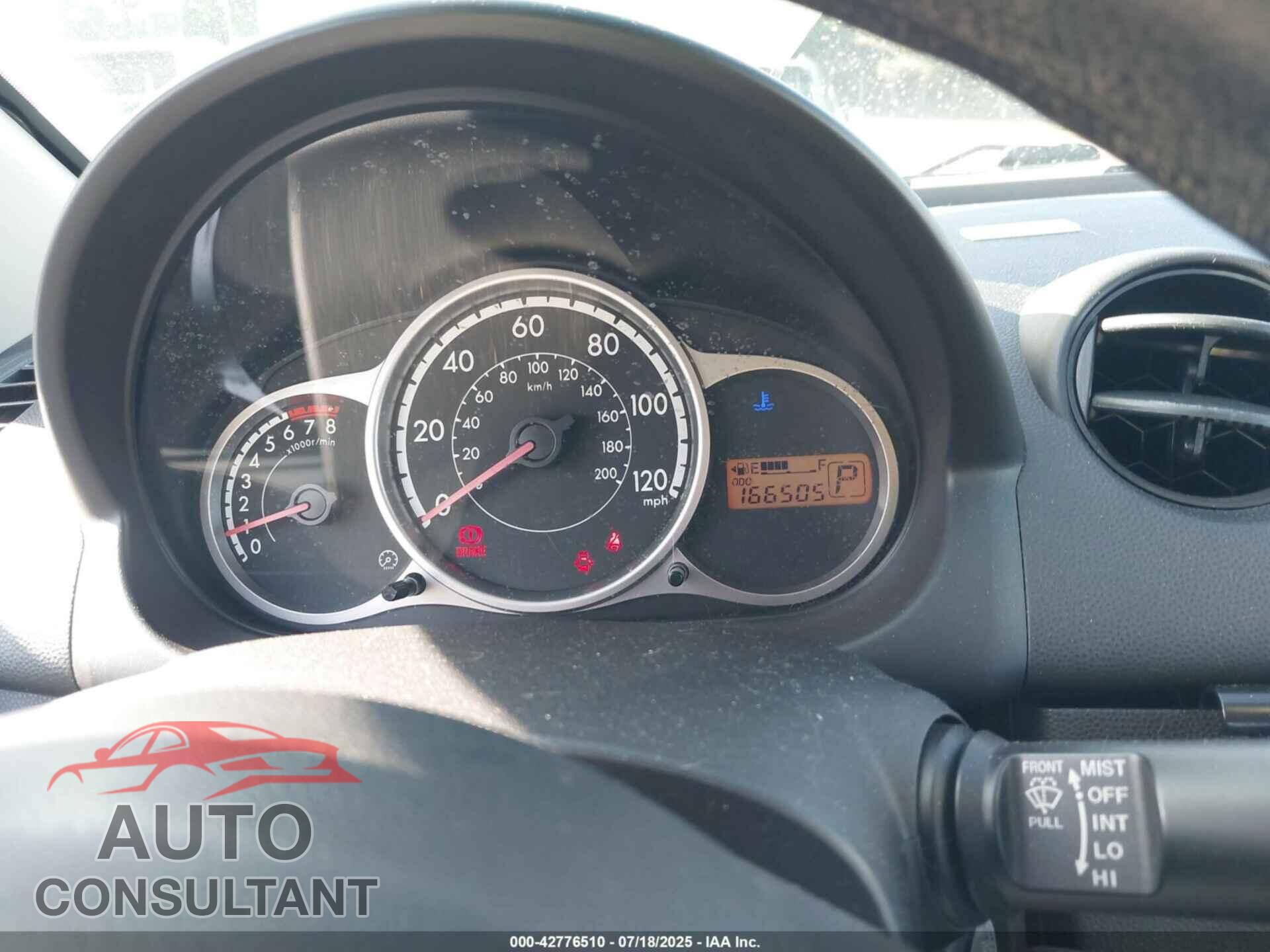 MAZDA MAZDA2 2012 - JM1DE1KY7C0142202