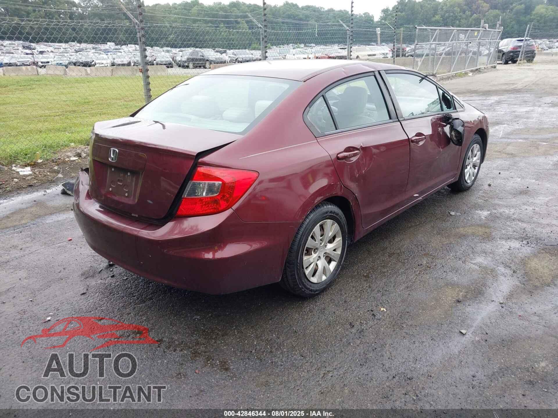 HONDA CIVIC 2012 - 2HGFB2F50CH586767
